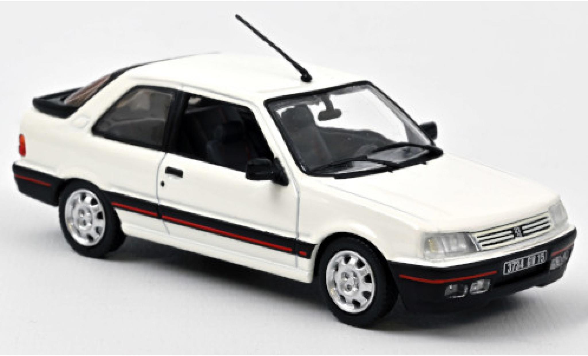 Peugeot 309 1/43 Norev GTi wit 1987 modelauto