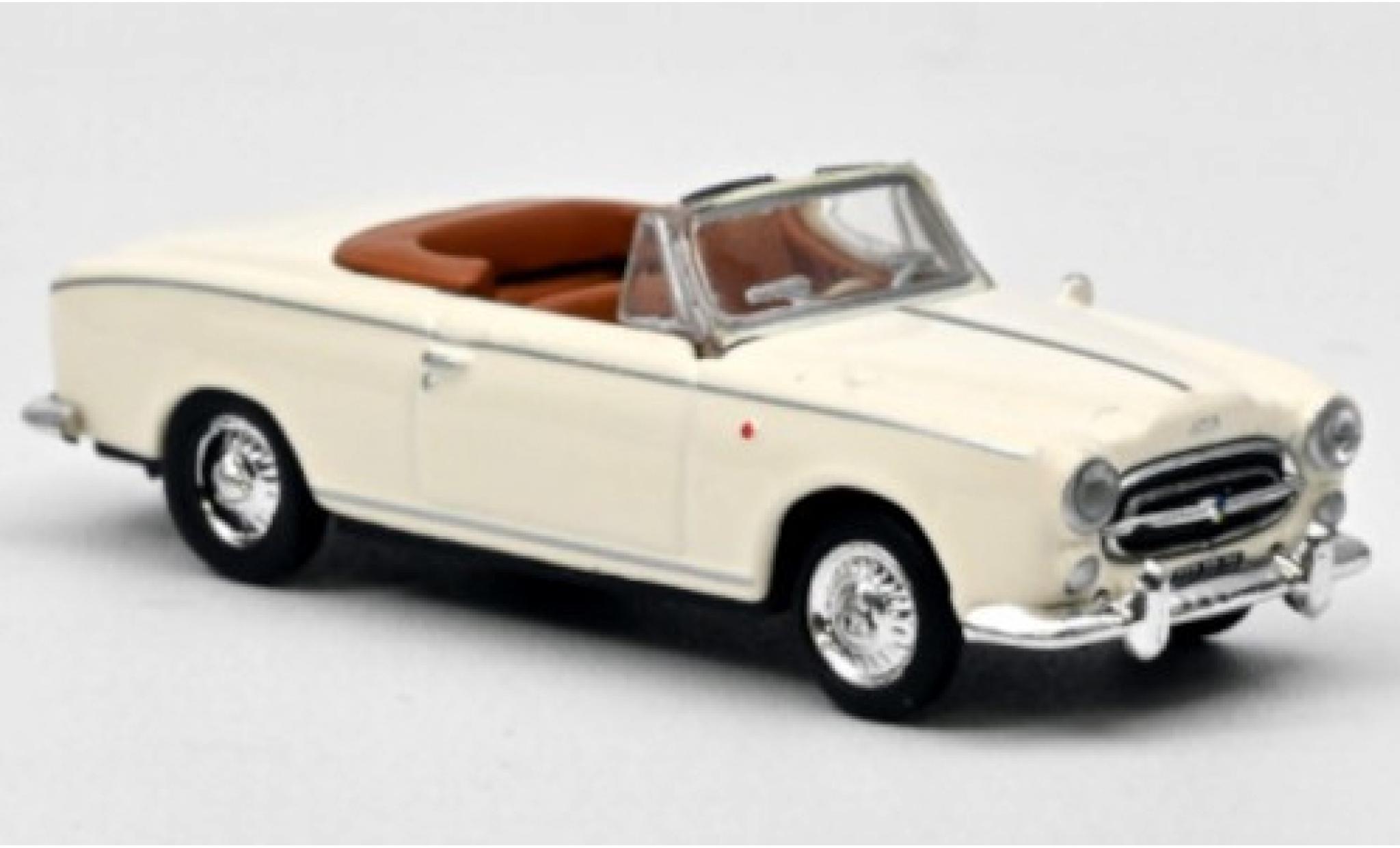 Peugeot 403 1/87 Norev Cabriolet beige 1957 modelauto