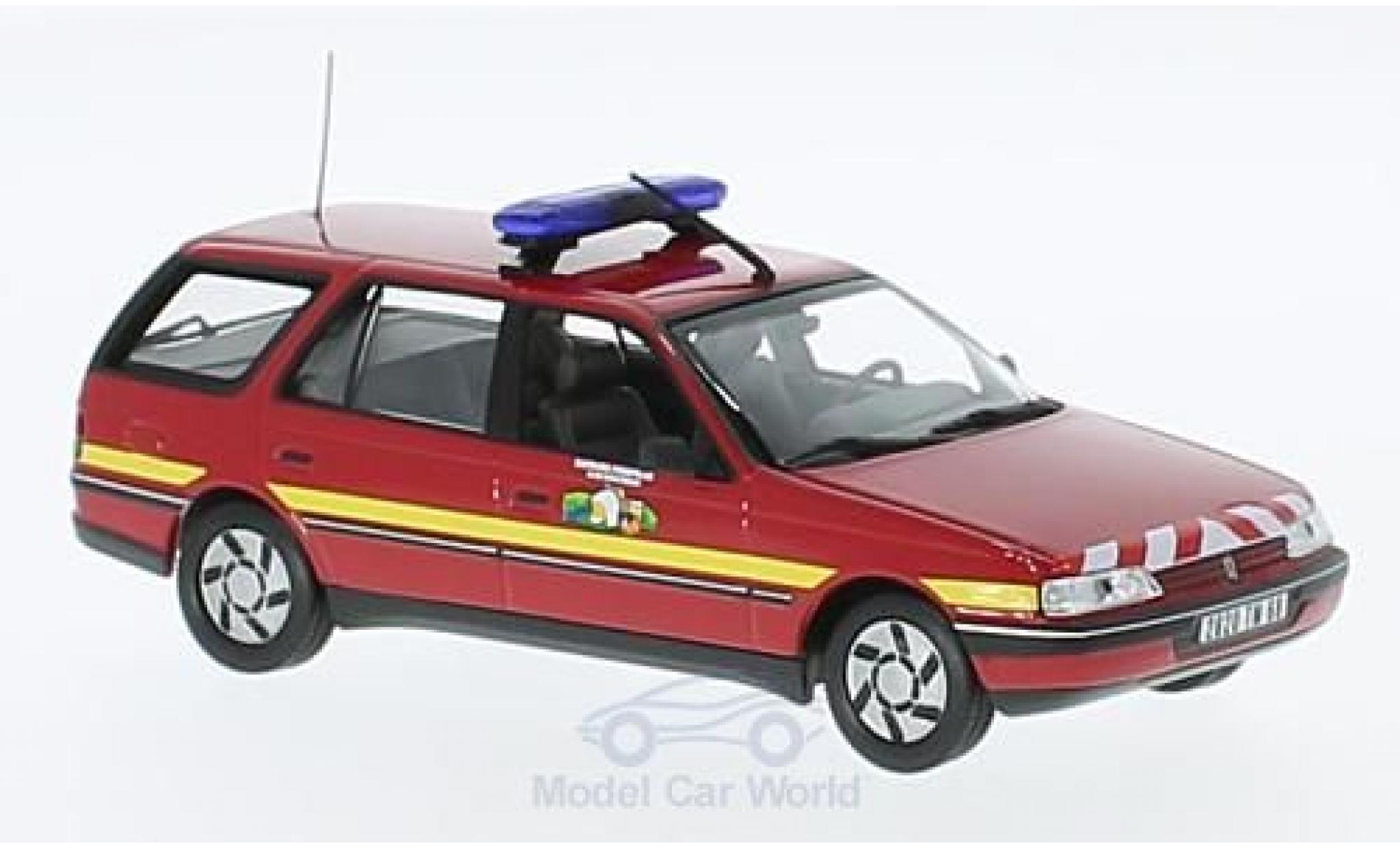 Peugeot 405 1/43 Norev Stationwagen Brandweer 1991 modelauto