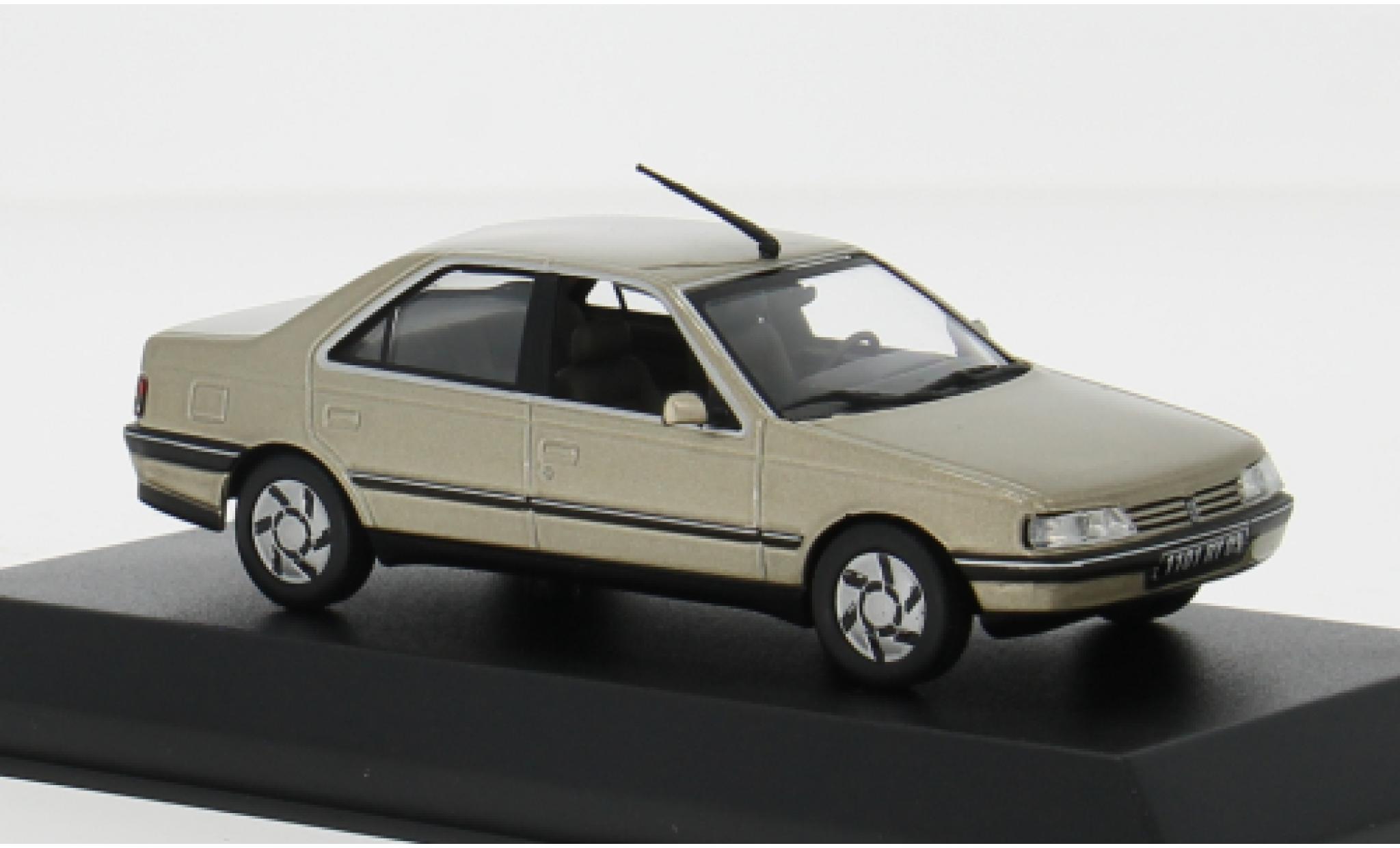 Peugeot 405 1/43 Norev SRi metallic beige 1991 1:43 modelauto