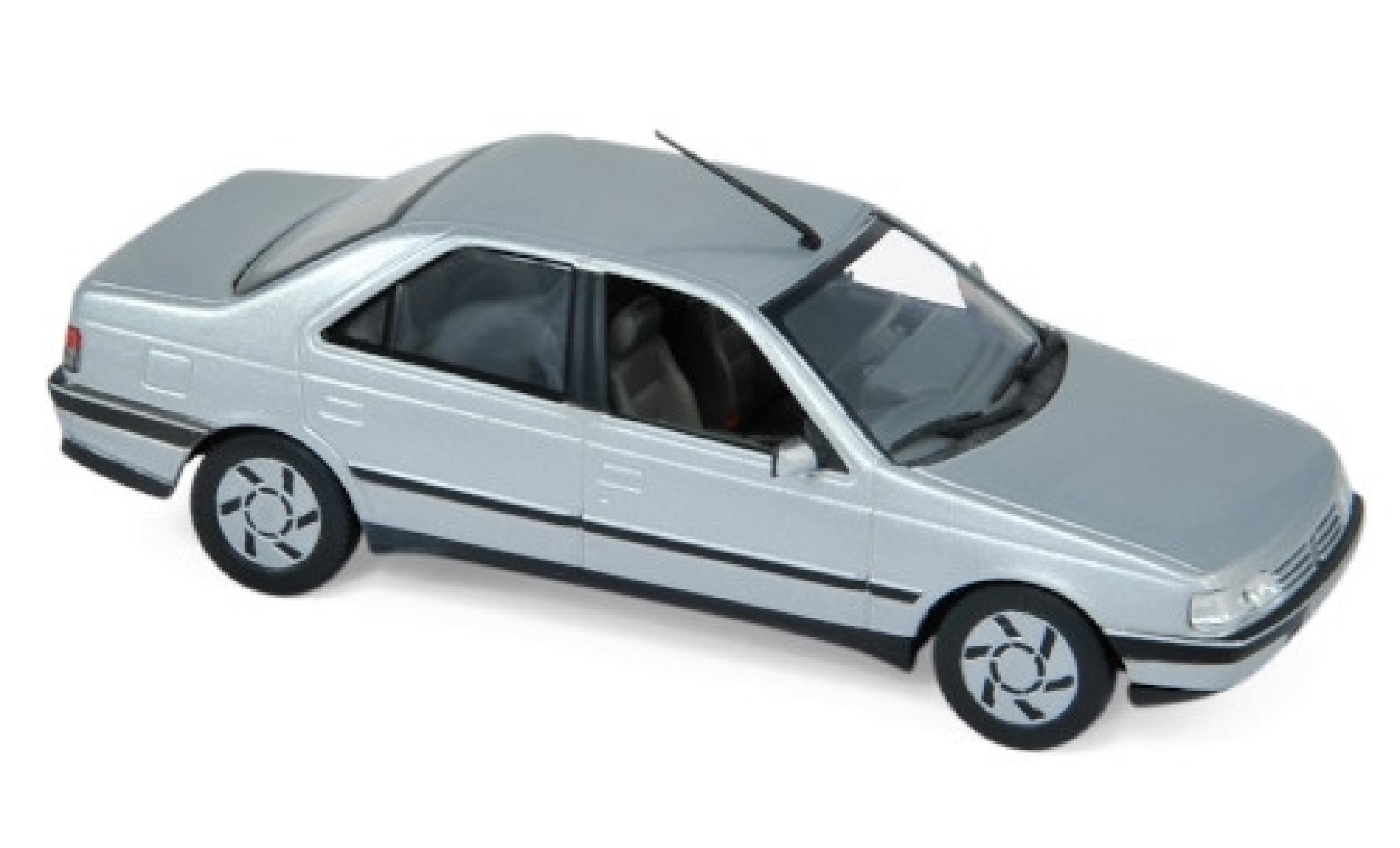 Peugeot 405 1/43 Norev SRi grijs 1991 modelauto