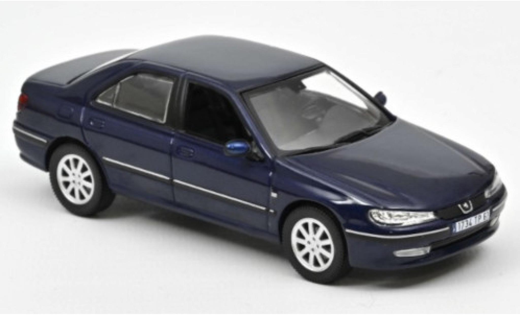Peugeot 406 1/43 Norev blauw 2003 modelauto