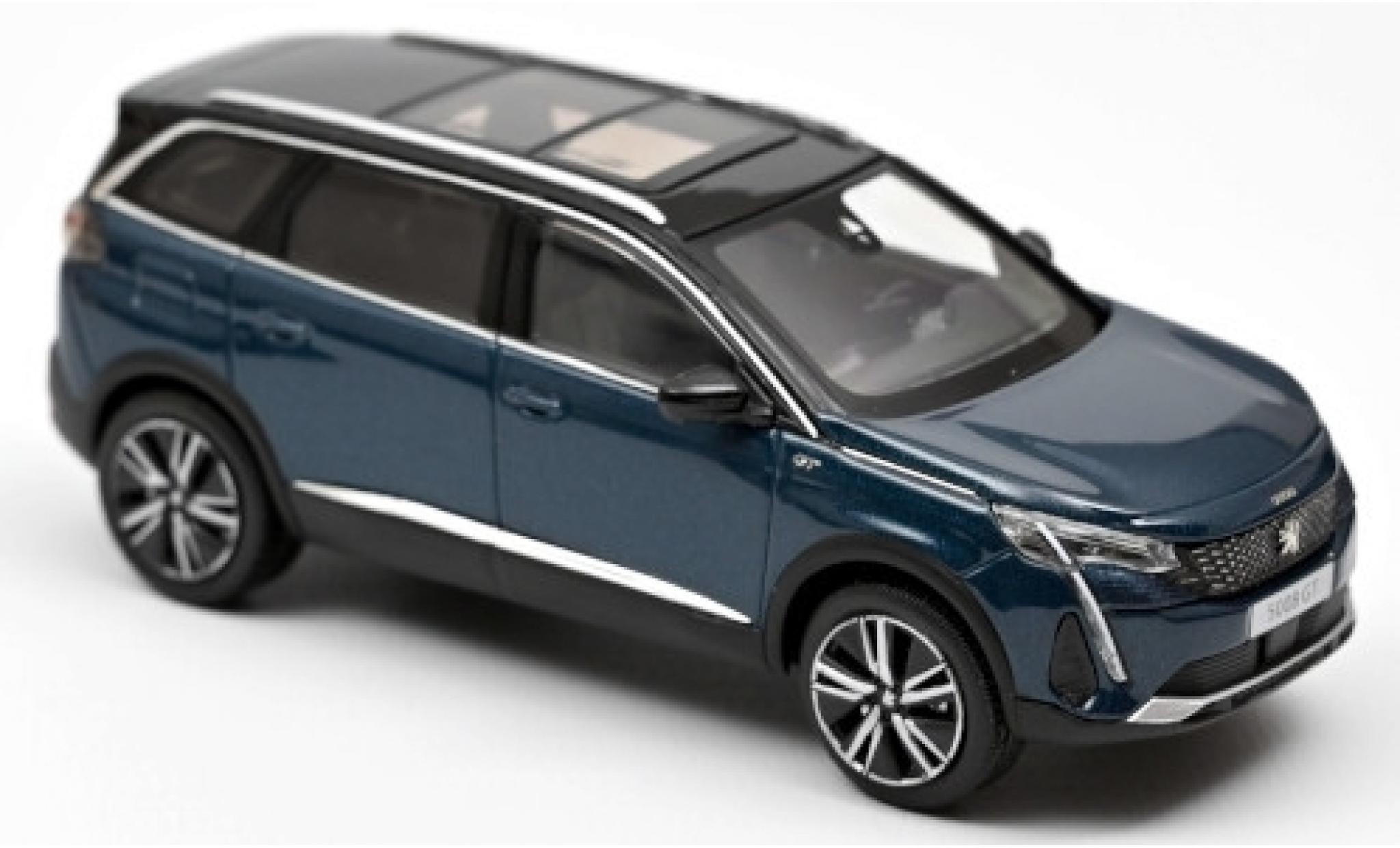 Peugeot 5008 1/43 Norev GT metallic blauw 2020 modelauto