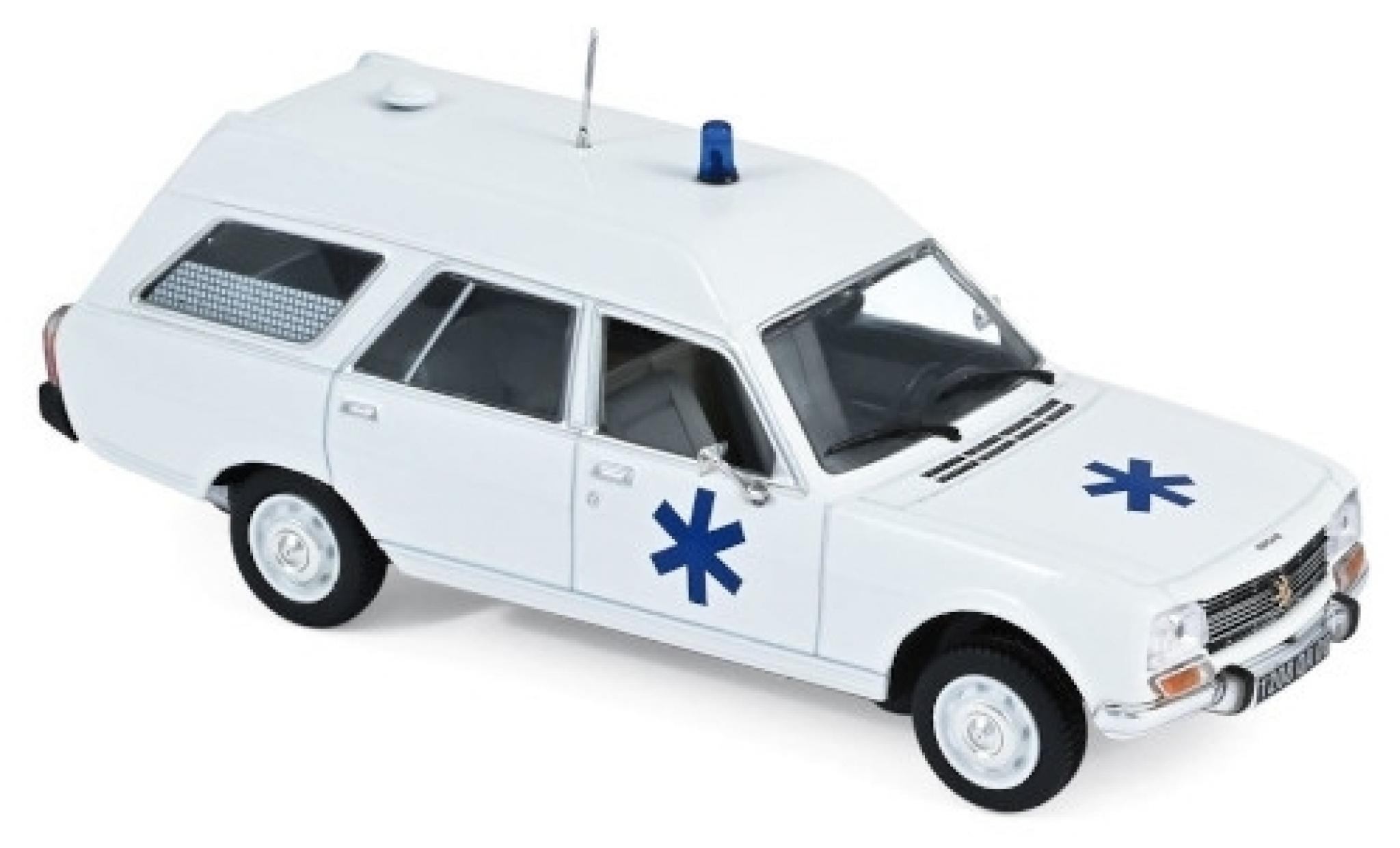 Peugeot 504 1/43 Norev Stationwagen Ambulance 1979 modelauto