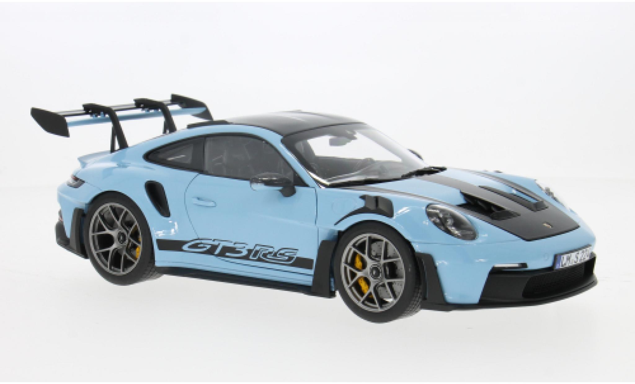 Porsche 992 GT3 R 1/18 Norev 911  S blauw 2022 1:18 modelauto
