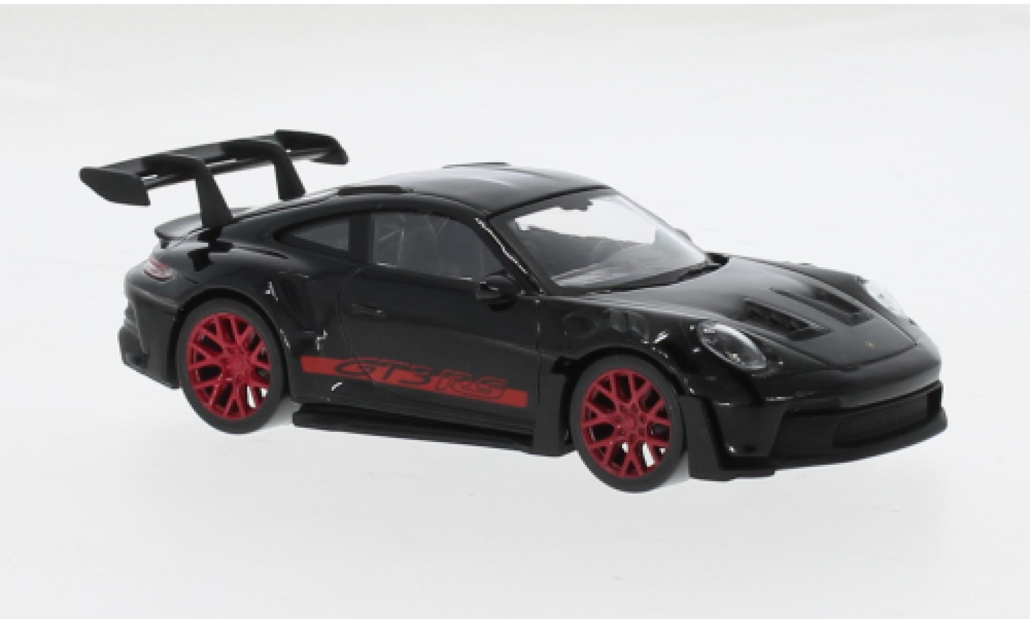 Porsche 992 GT3 R 1/43 Norev 911  S zwart/rood 2022 1:43 modelauto