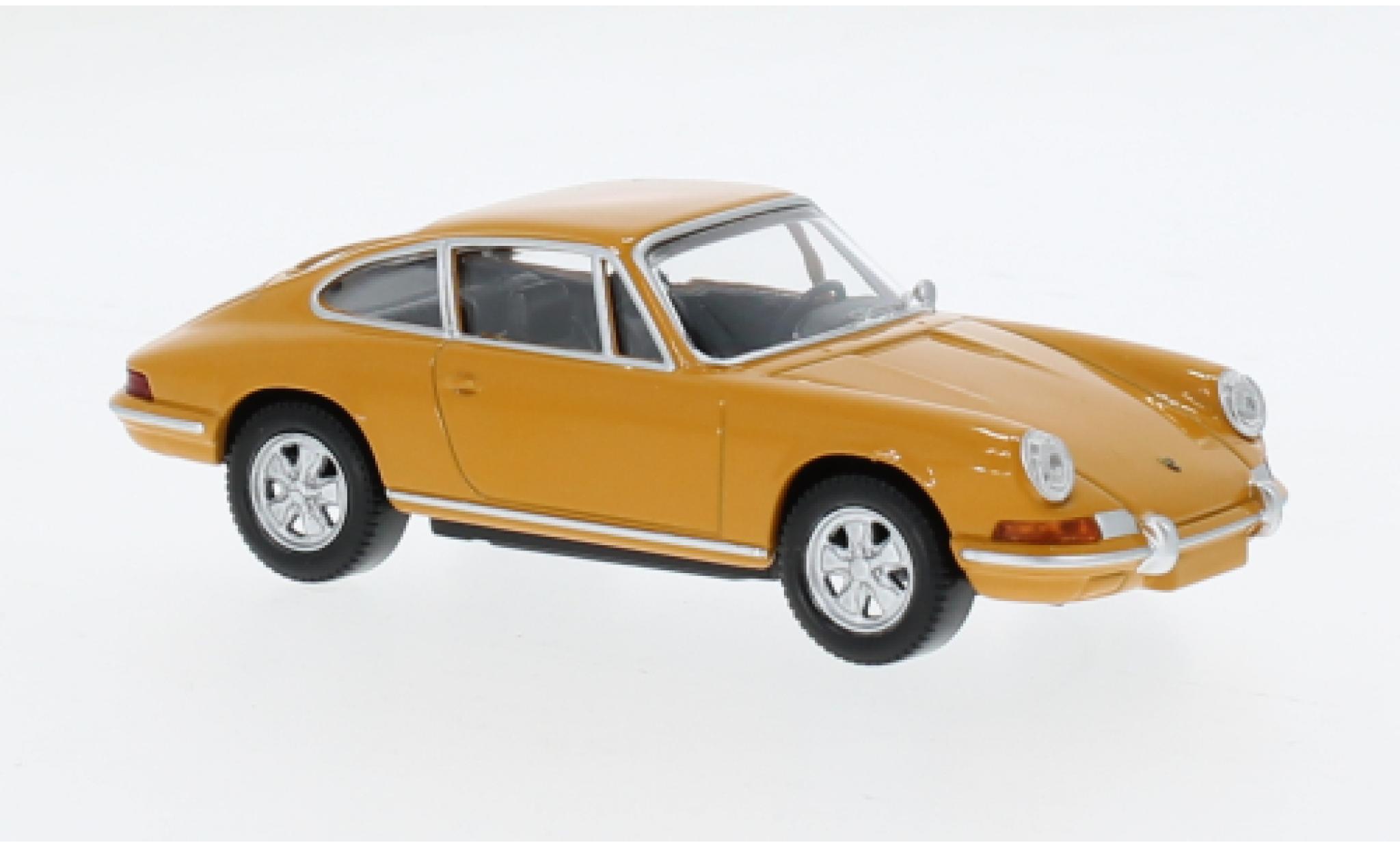 Porsche 911 1/43 Norev geel 1969 1:43 modelauto