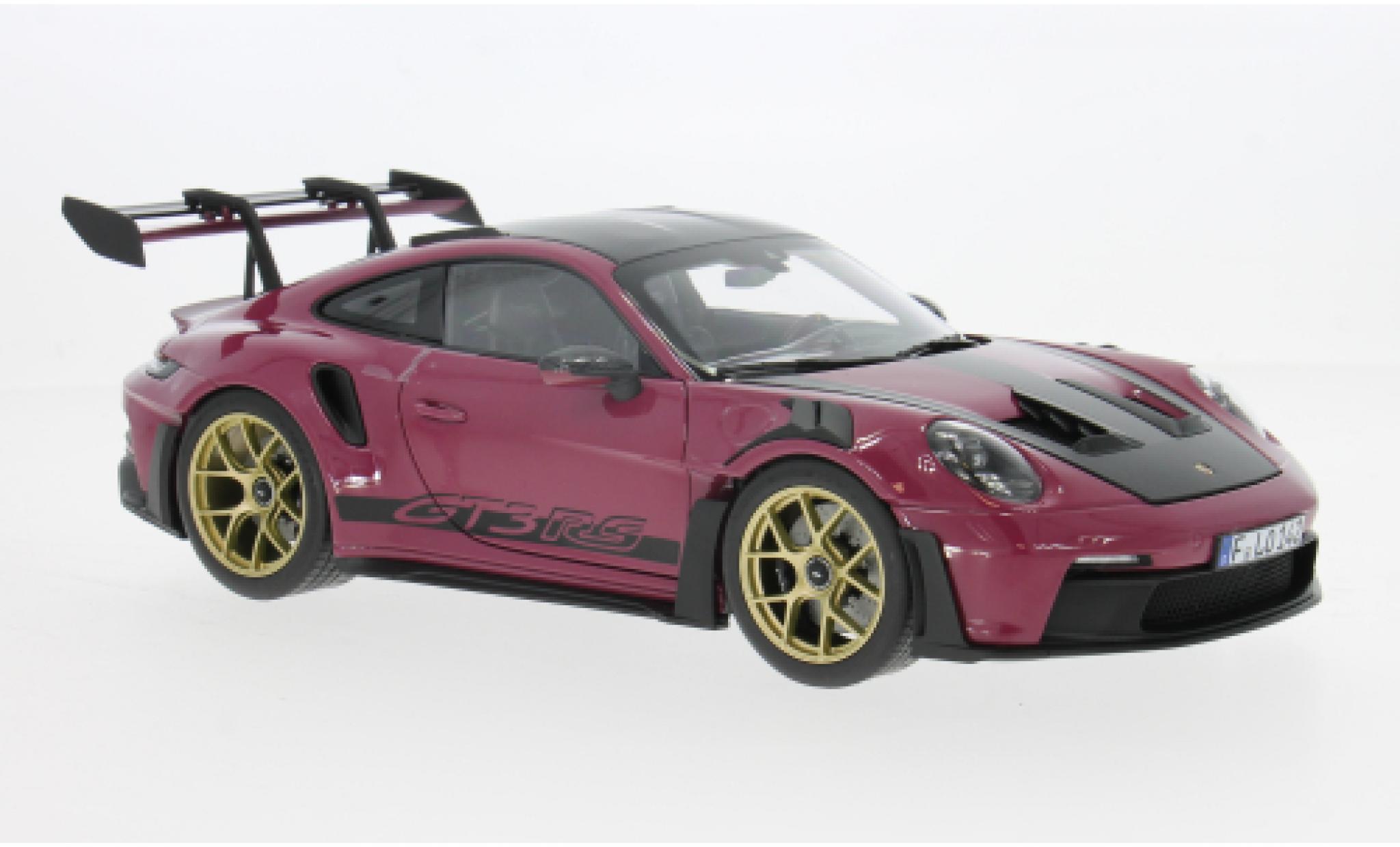 Porsche 911 1/18 Norev GT3 RS roze 2022 1:18 modelauto