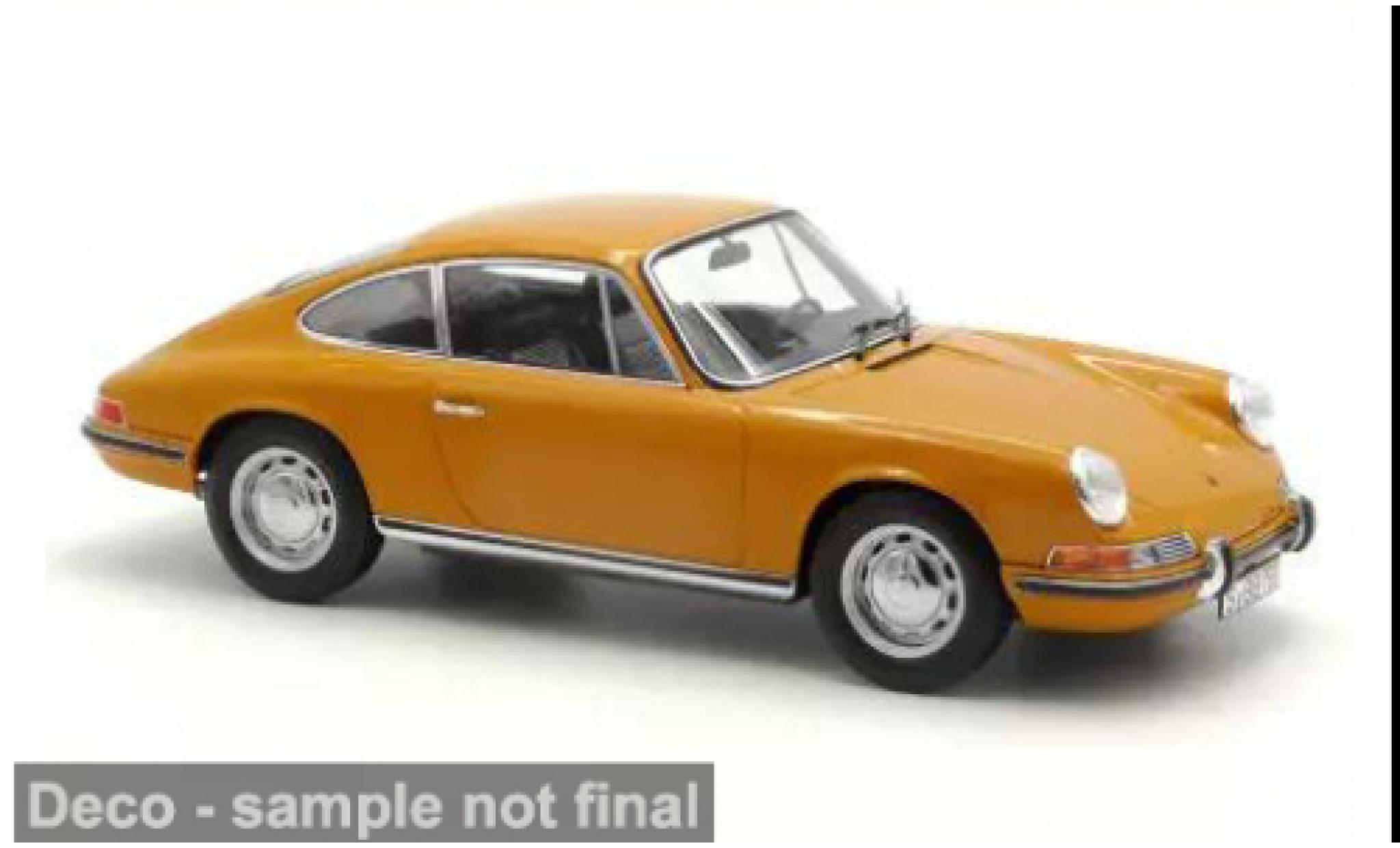 Porsche 930 1/18 Norev 911 L geel 1986 1:18 modelauto