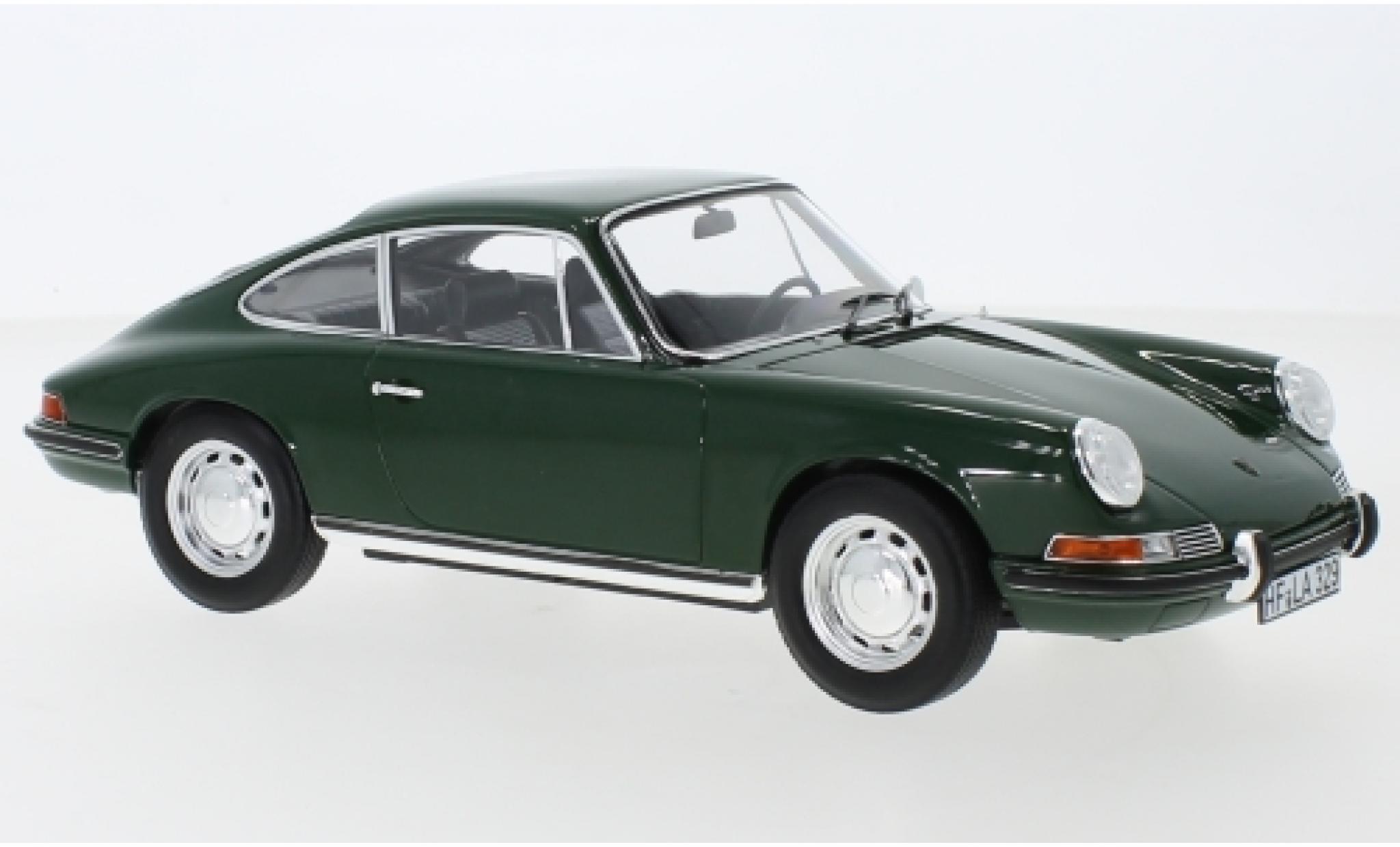 Porsche 911 1/18 Norev L groen 1968 modelauto