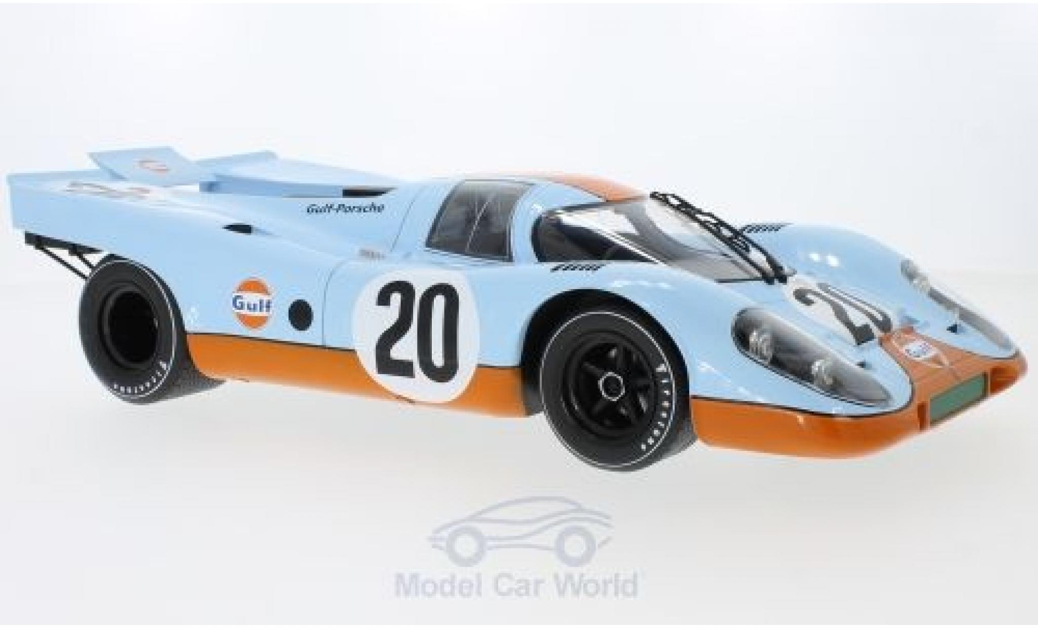 Porsche 917 1970 1/12 Norev K No.20 Gulf 24h Le Mans 1970 J.Siffert/B.Redman modelauto
