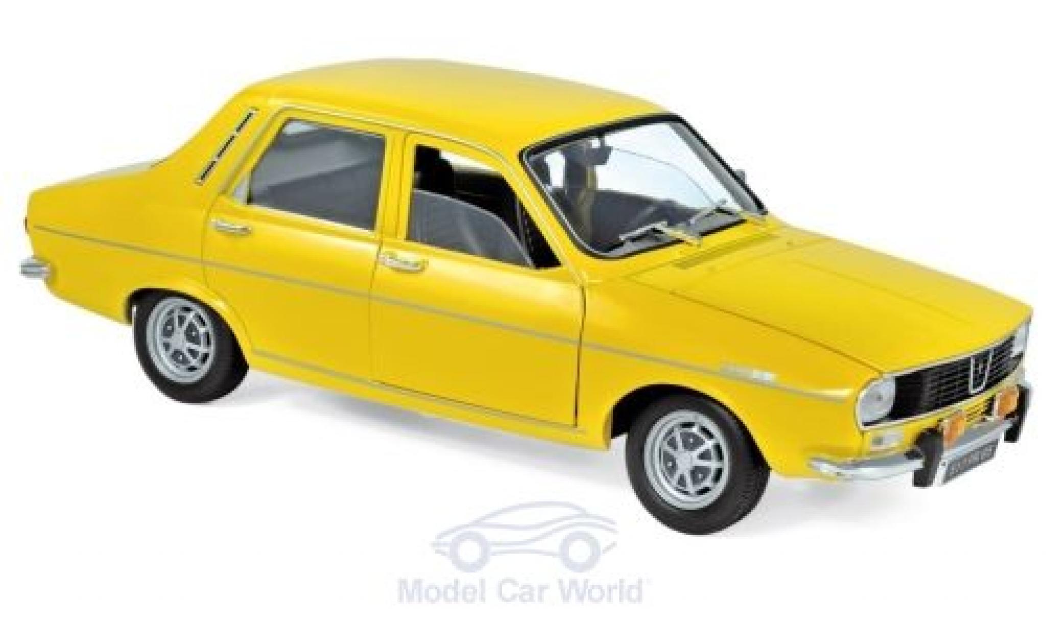 Renault 12 1/18 Norev TS geel 1973 modelauto