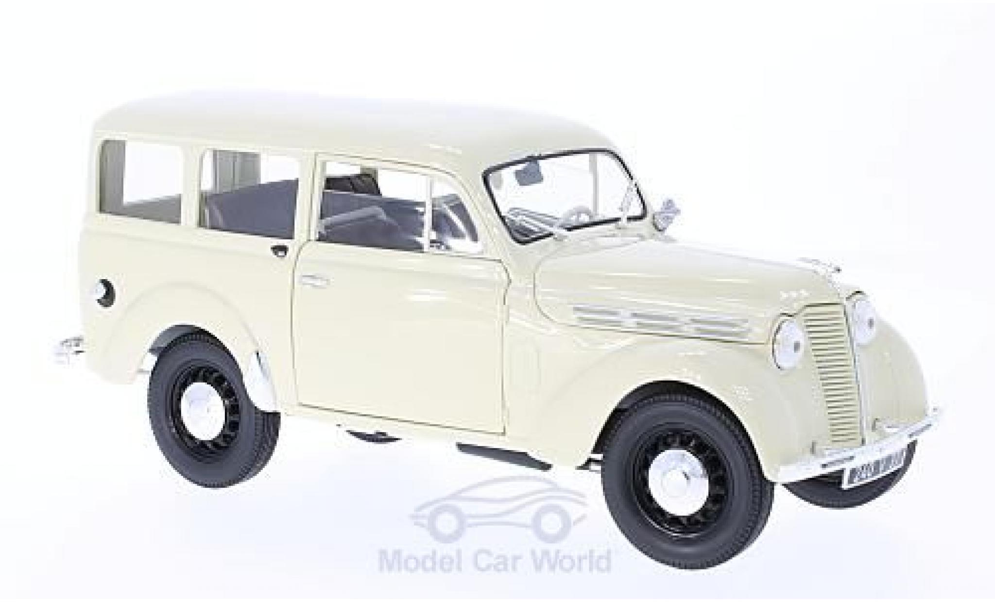 Renault 30 1/18 Norev 0 kg Juvaquatre beige 1951 ohne Vitrine modelauto