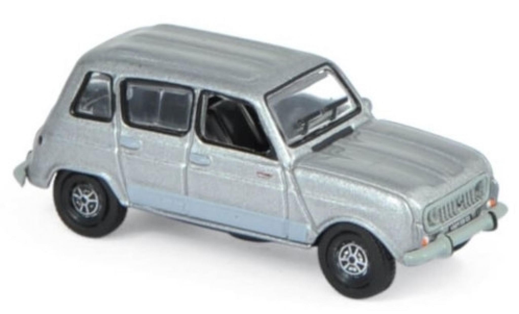 Renault 4 1/87 Norev GTL metallic grijs 1987 modelauto