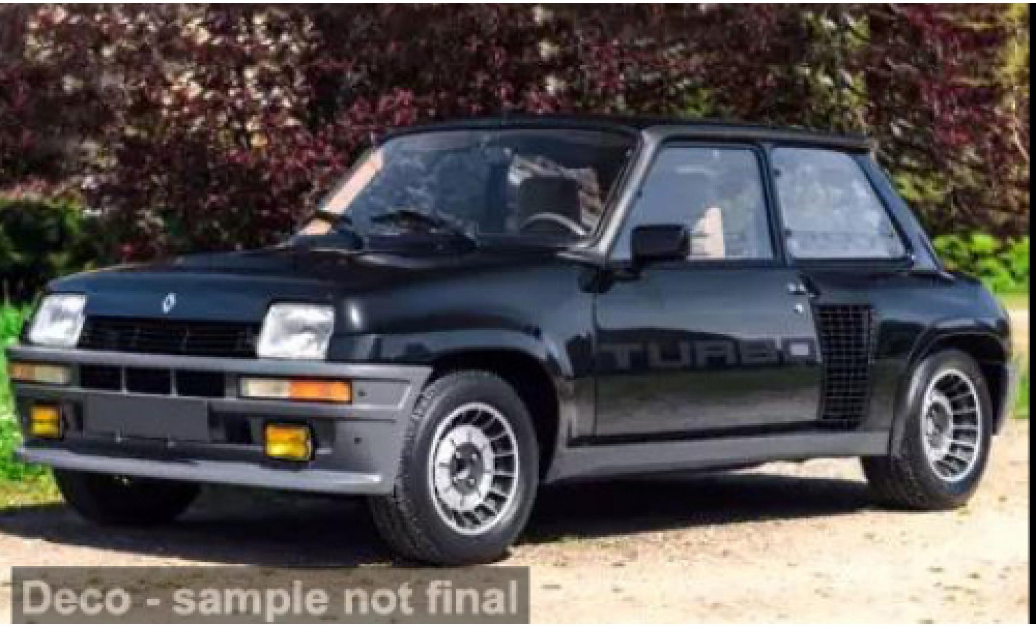 Renault 5 1/87 Norev Turbo zwart 1980 1:87 modelauto