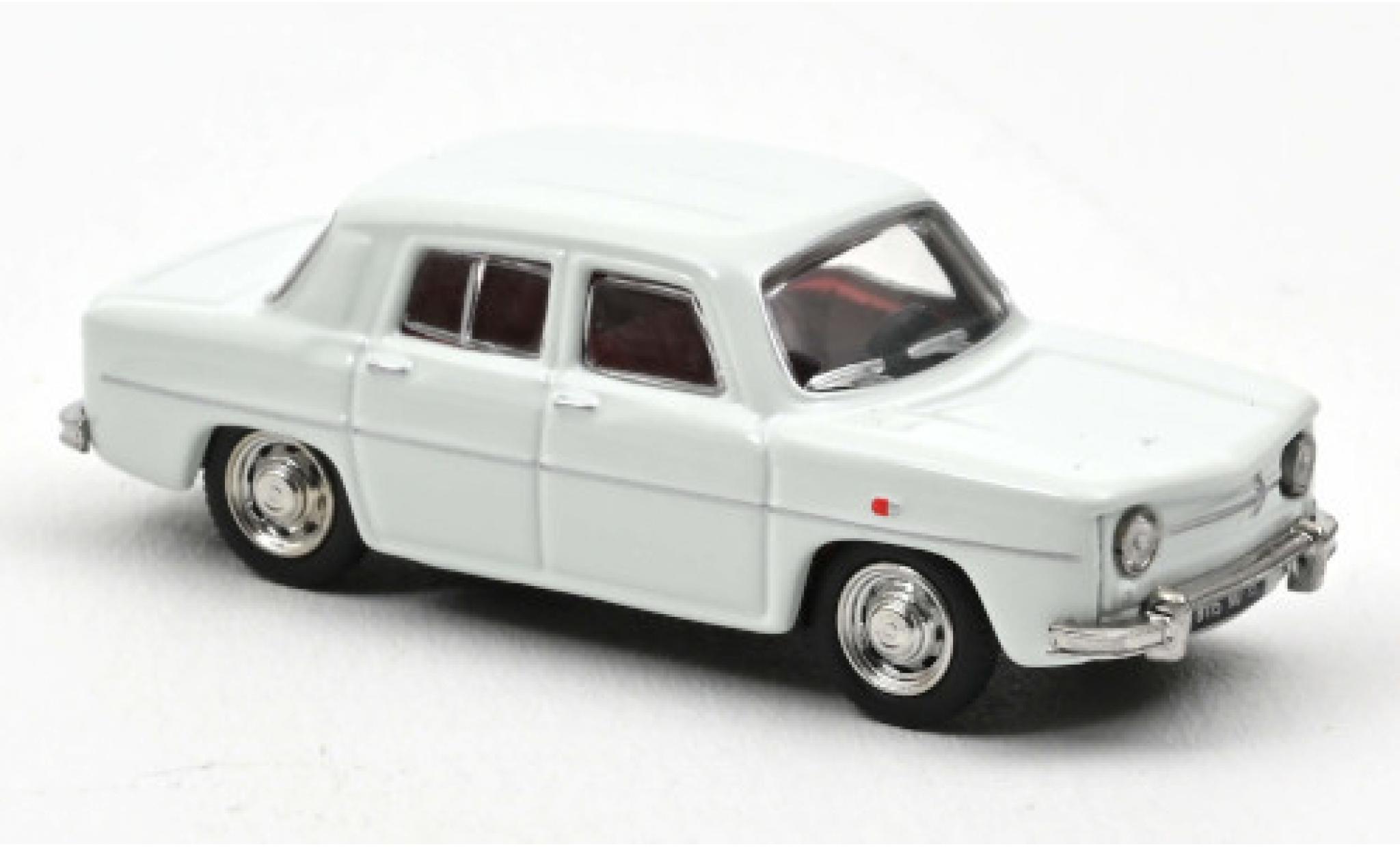 Renault 8 1/87 Norev wit 1963 modelauto