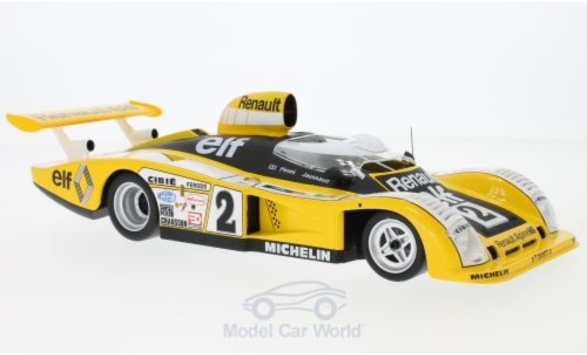 Alpine A442 1/18 Norev Renault B No.2 24h Le Mans 1978 D.Pironi/J.P.Jaussaud modelauto