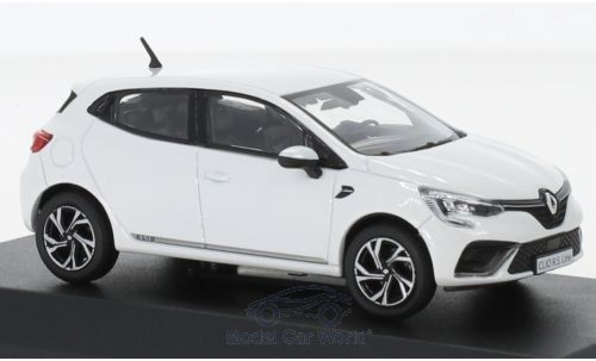 Renault Clio 1/43 Norev R.S. Line metallic wit 2019 modelauto