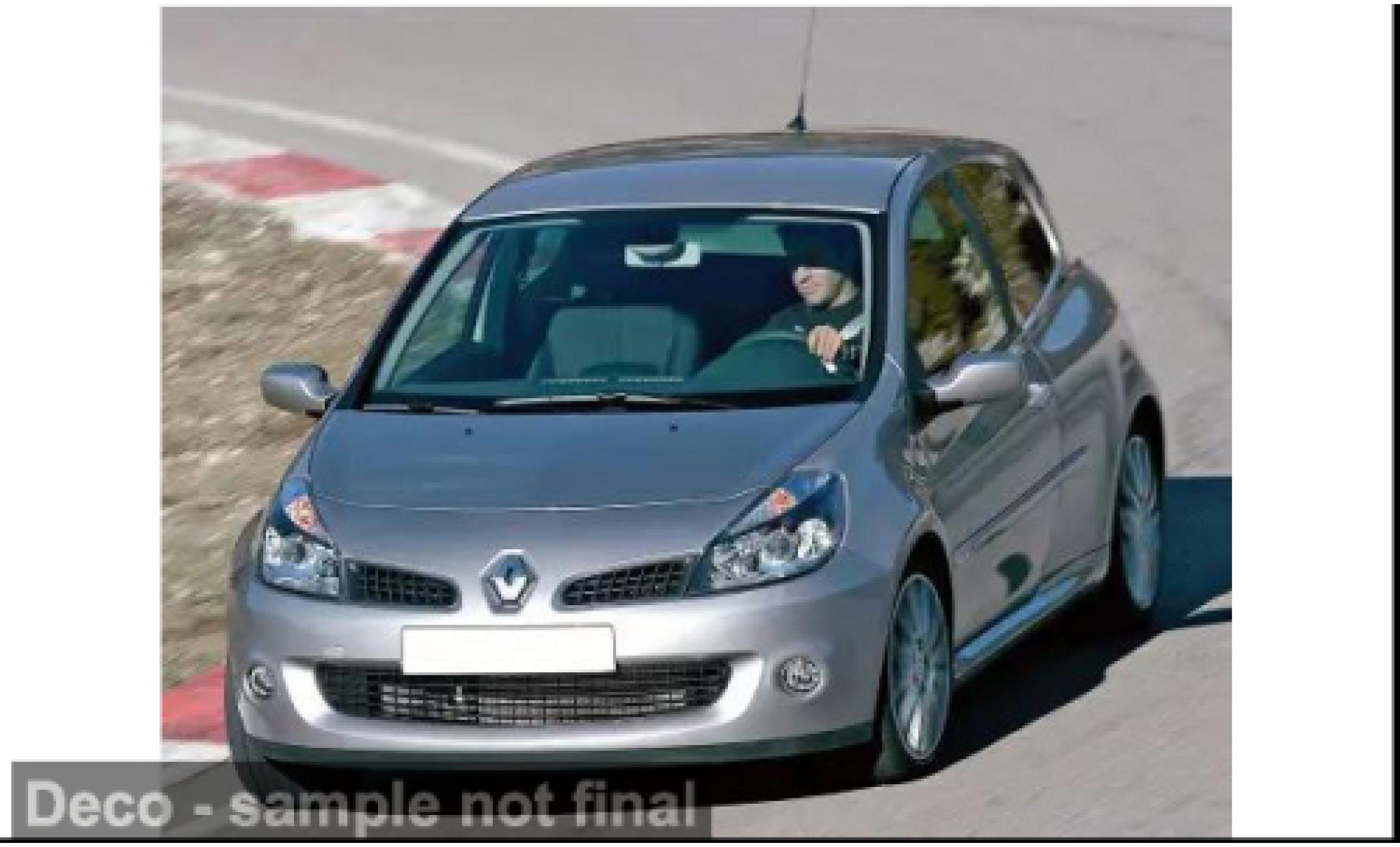 Renault Clio 1/18 Norev R.S grijs 2007 1:18 modelauto