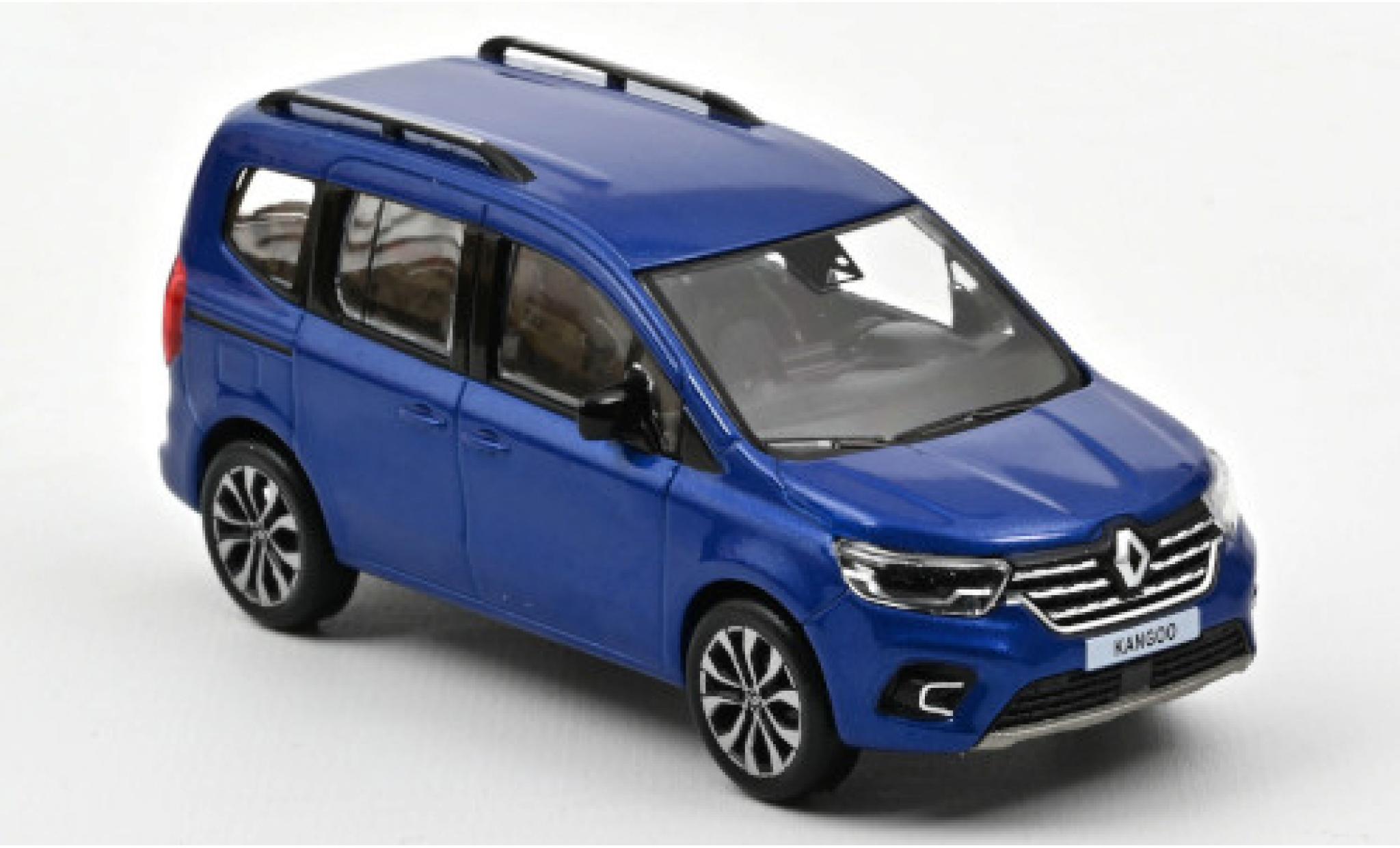 Renault Kangoo 1/43 Norev metallic blauw 2021 modelauto