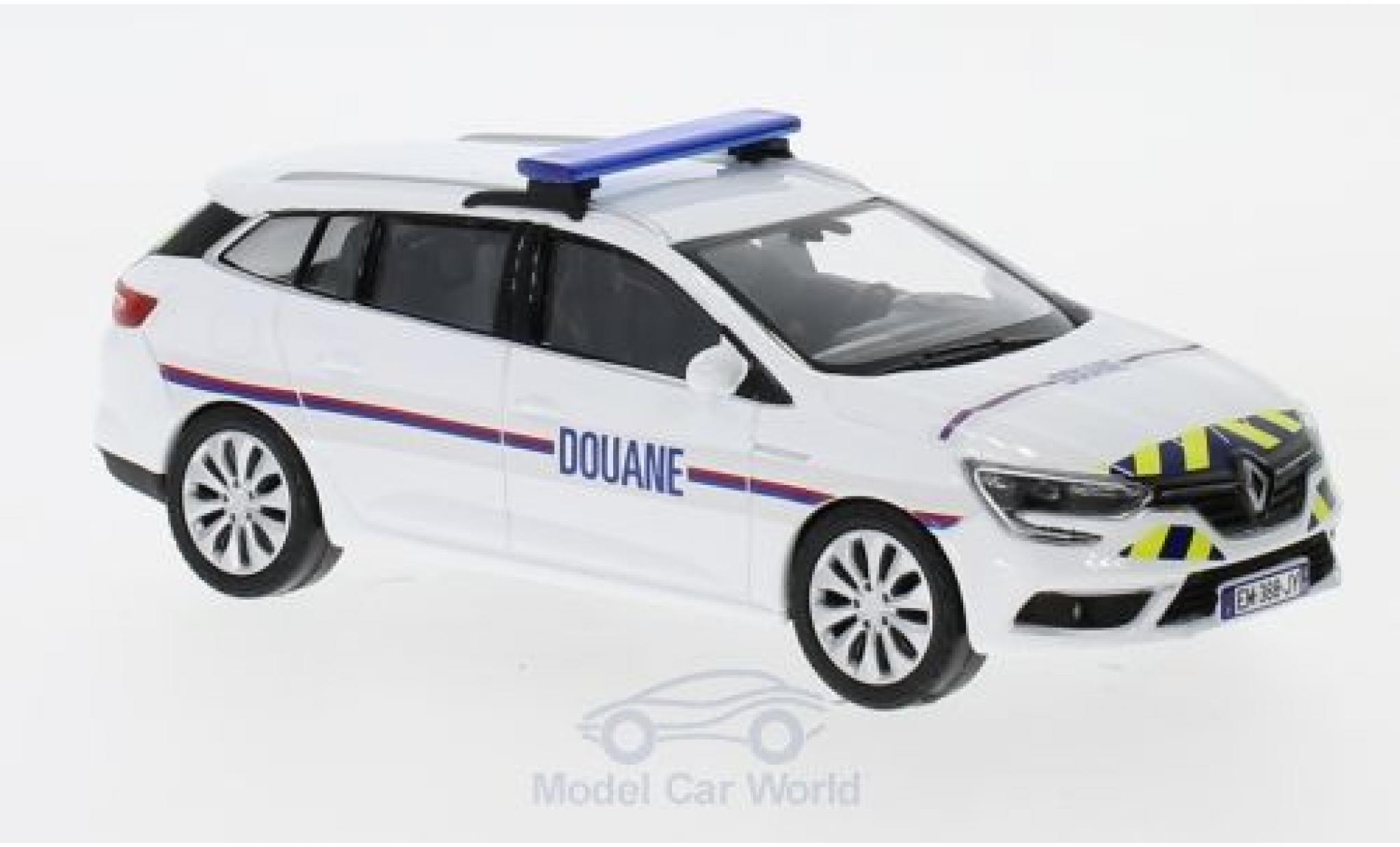 Renault Megane 1/43 Norev Estate Douanes (F) 2016 modelauto
