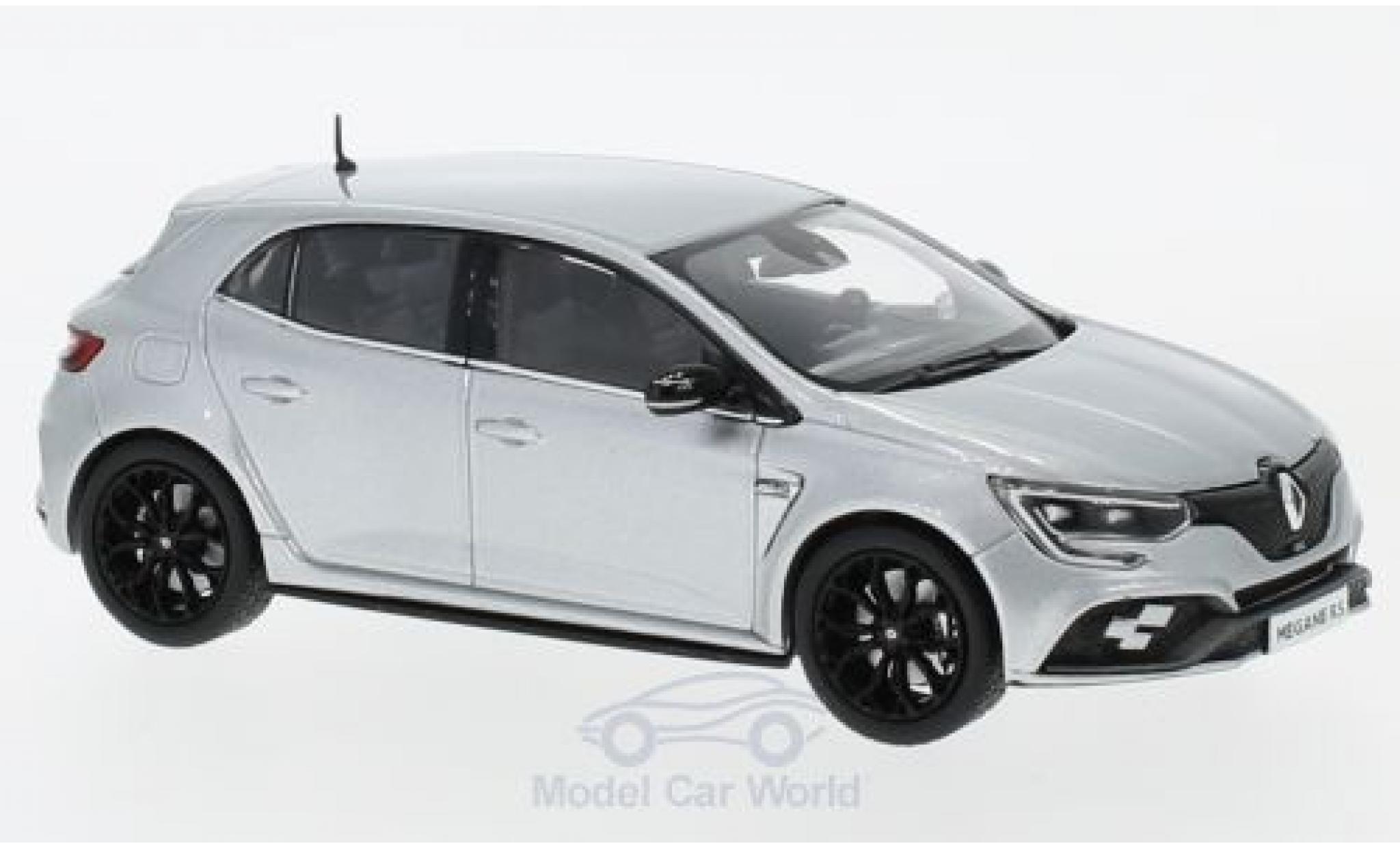 Renault Megane 1/43 Norev R.S. grijs 2018 modelauto