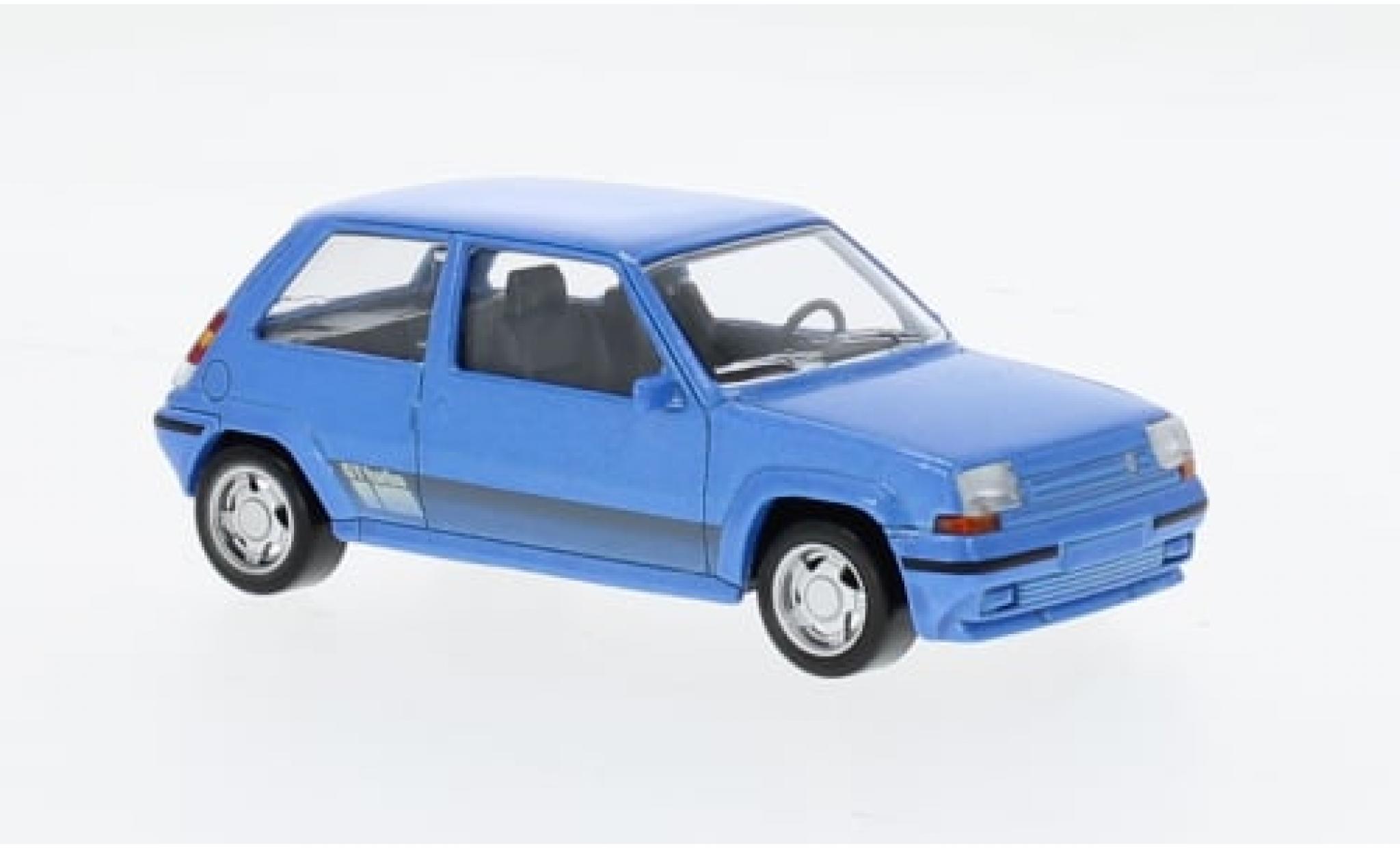 Renault 5 GT Turbo 1/43 Norev SuperCinq GT Turbo Ph II metallic blauw 1988 1:43 modelauto