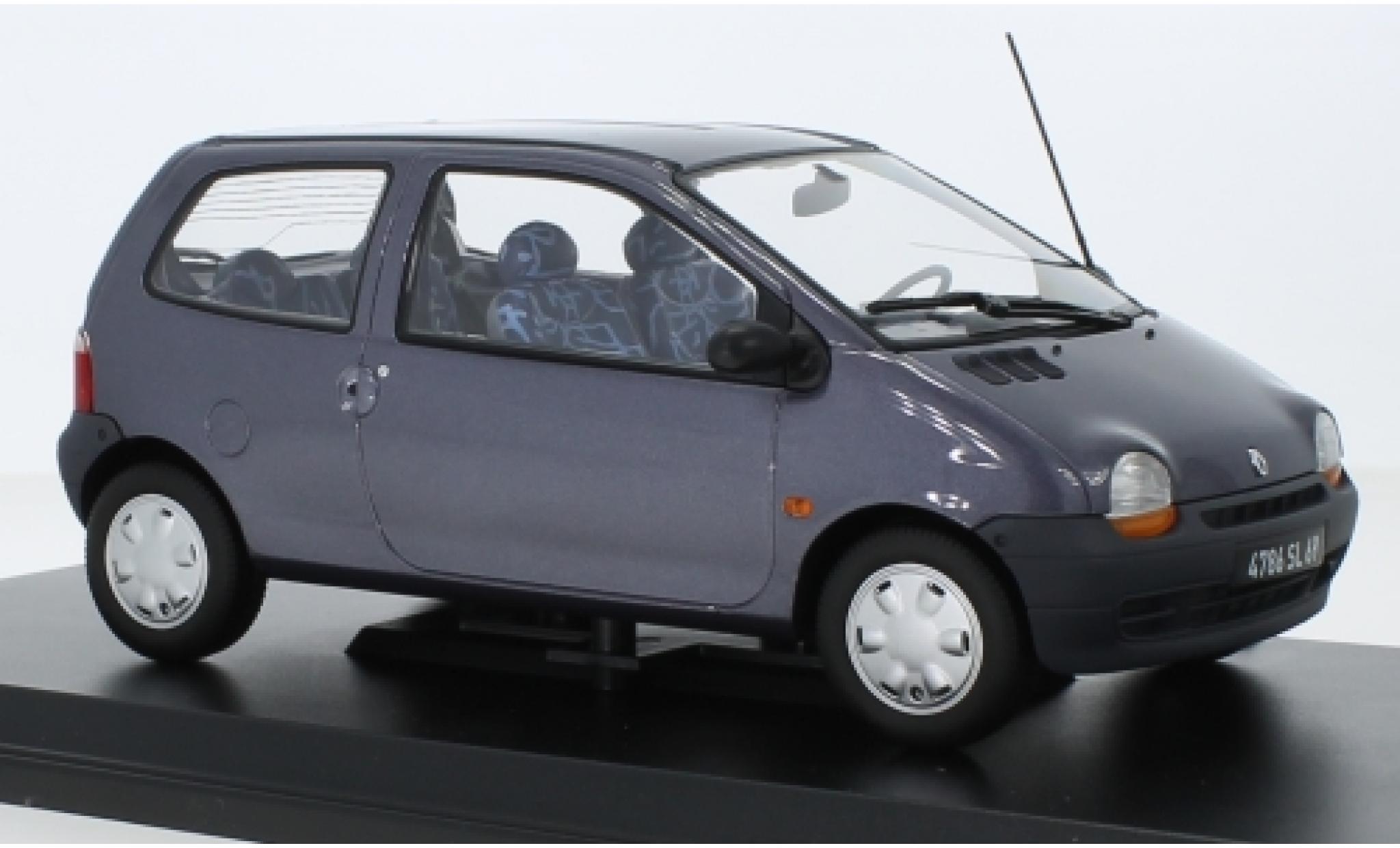Renault Twingo 1/18 Norev metallic grijs 1995 modelauto