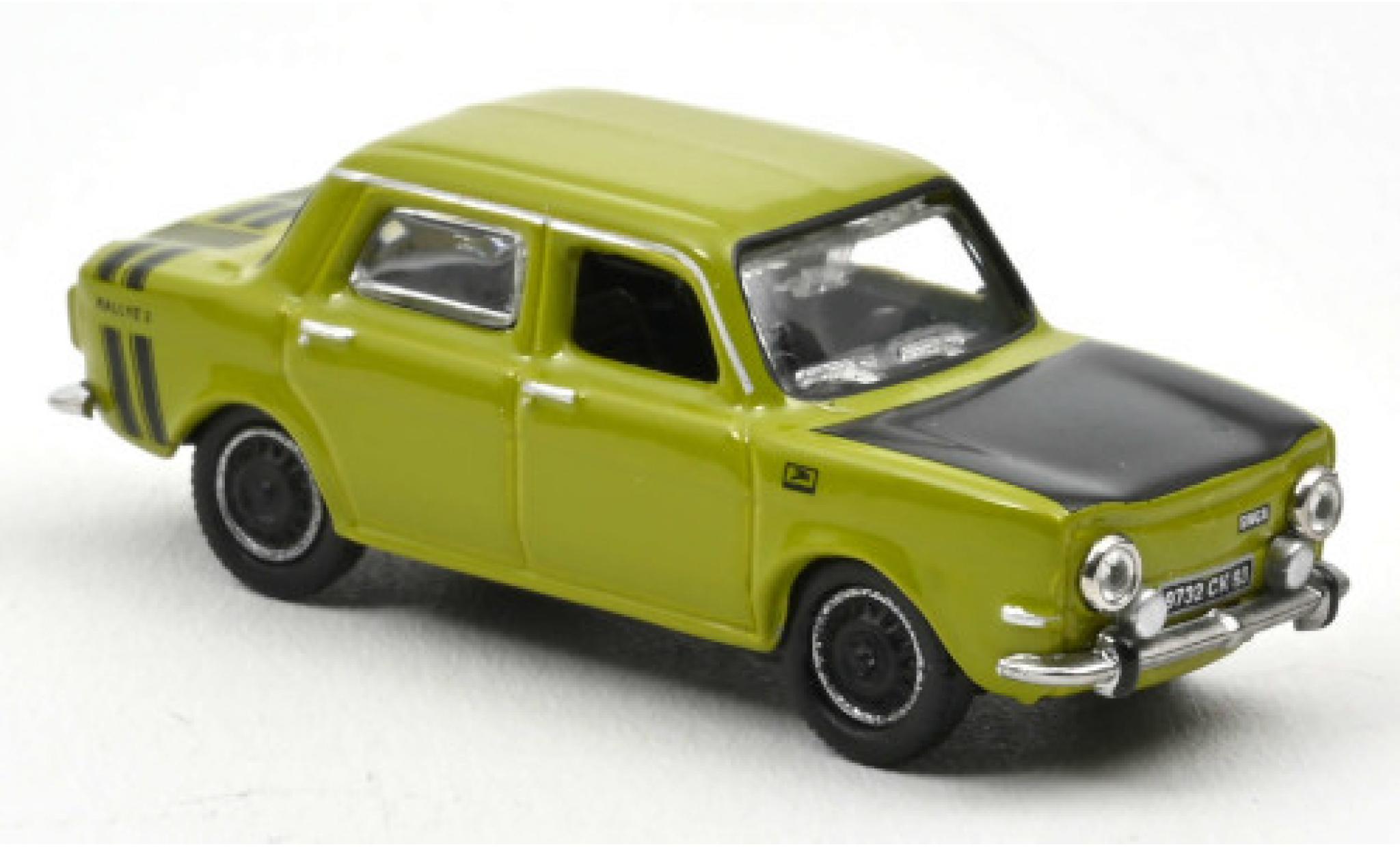 Simca 1000 1/87 Norev Rallye 2 groen/zwart 1974 modelauto
