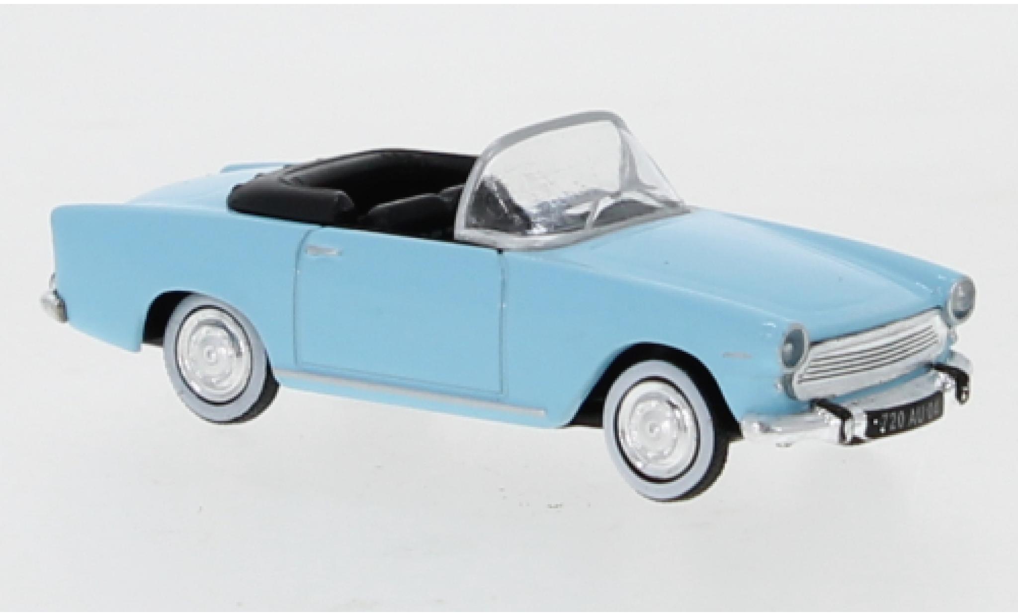 Simca Aronde 1/87 Norev P60 Oceane blauw 1960 modelauto