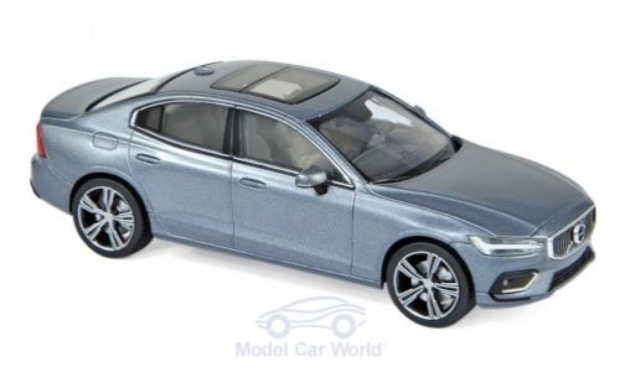 Volvo S60 1/43 Norev metallic grijs 2018 modelauto