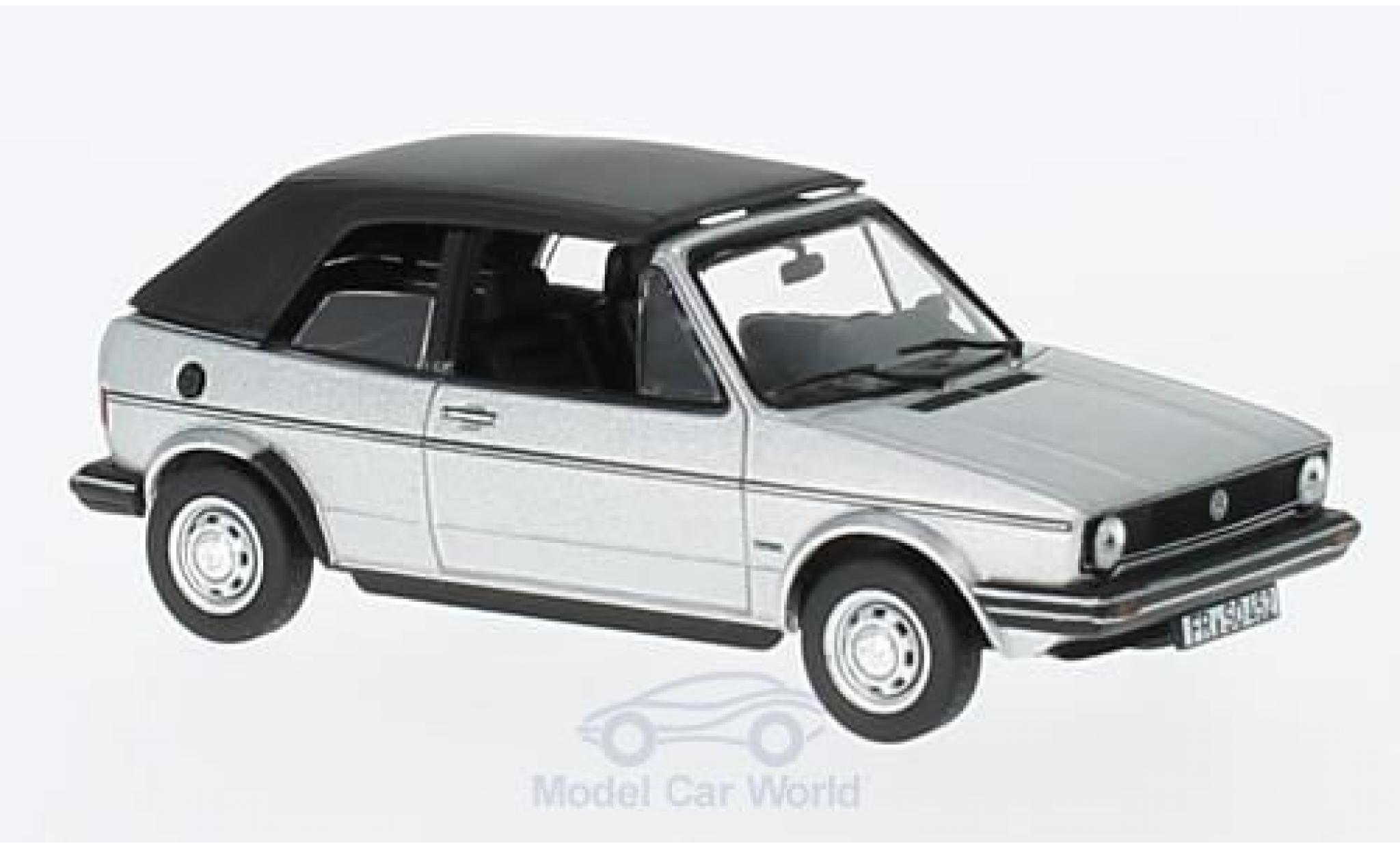 Volkswagen Golf 1/43 Norev Cabriolet grijs 1981 modelauto