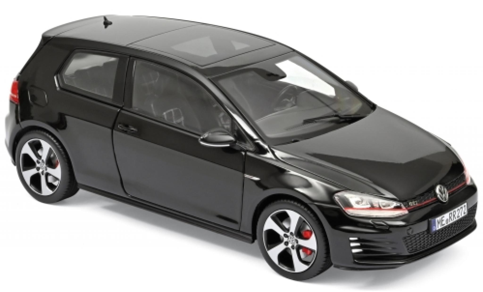 Volkswagen Golf 1/18 Norev VII GTI zwart 2013 modelauto