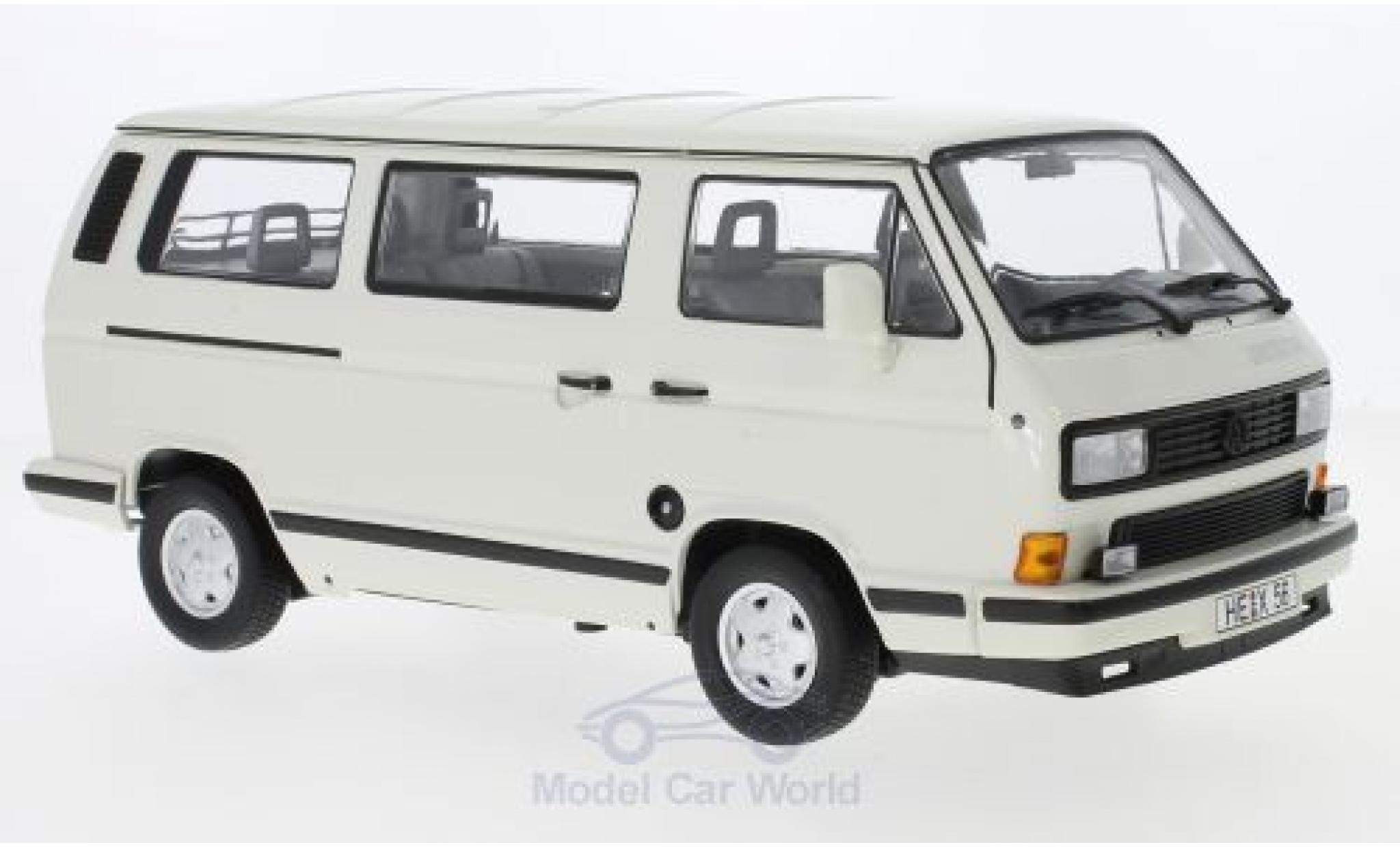 Volkswagen T3 A 1/18 Norev Multivan Whitestar wit 1990 modelauto