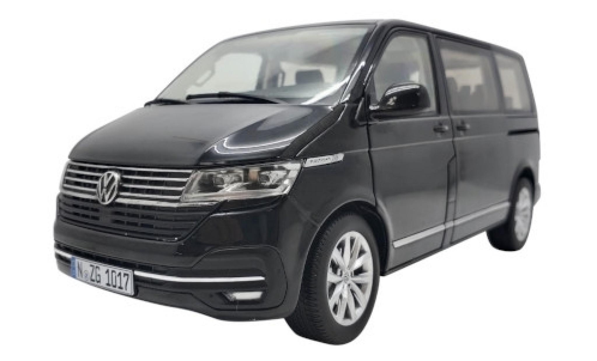 Volkswagen T6 1/18 NZG .1 Multivan Highline zwart 2019 modelauto