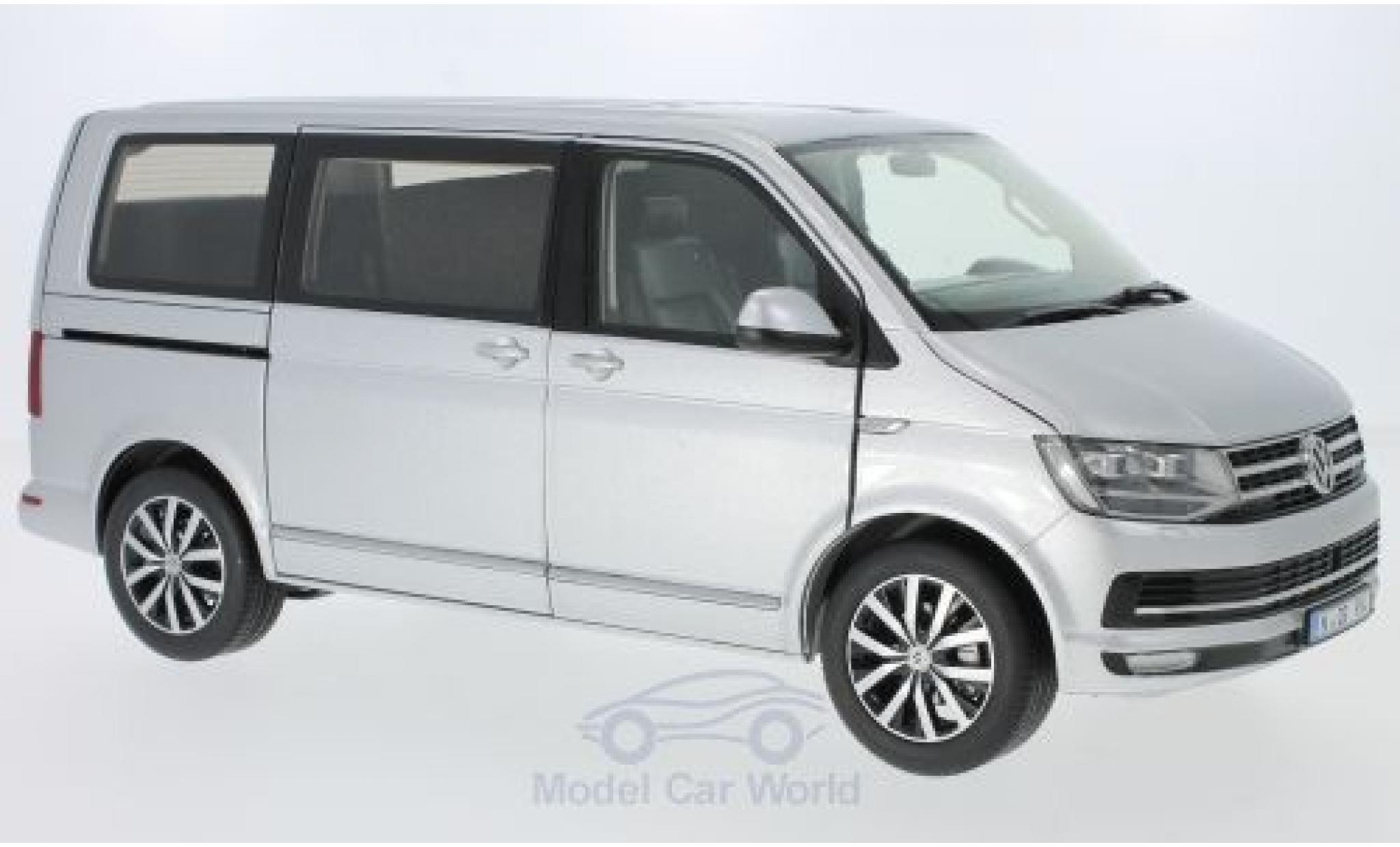 Volkswagen T6 1/18 NZG Multivan grijs 2016 Highline modelauto