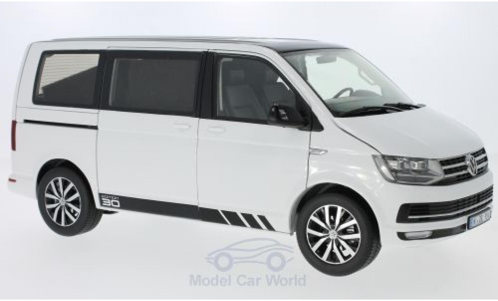 Volkswagen T6 1/18 NZG Multivan wit/zwart 2015 Edition 30 modelauto