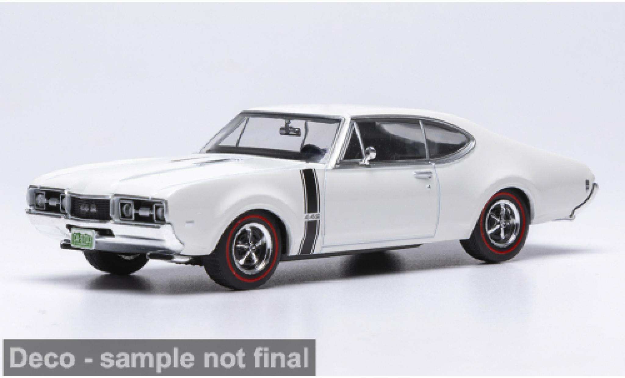 Oldsmobile 442 1/43 IXO W-30 wit 1970 1:43 modelauto