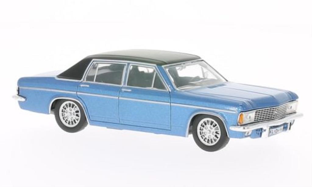 Opel Admiral 1/43 WhiteBox B blauw/zwart 1969 modelauto