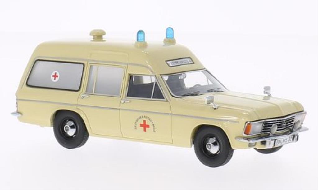 Opel Admiral 1/43 Matrix B SWB Miesen RTW Rettungswagen 1970 modelauto