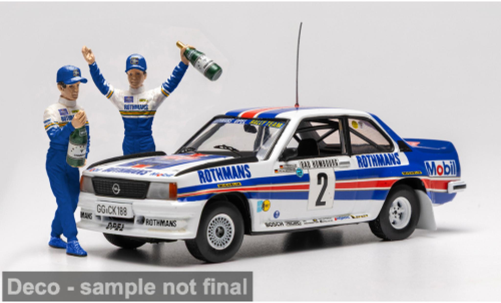 Opel Ascona 1/43 IXO 400 Rally Monte Carlo 1982 #2 W.R&ouml;hrl/C.Geistd&ouml;rfer 1:43 modelauto