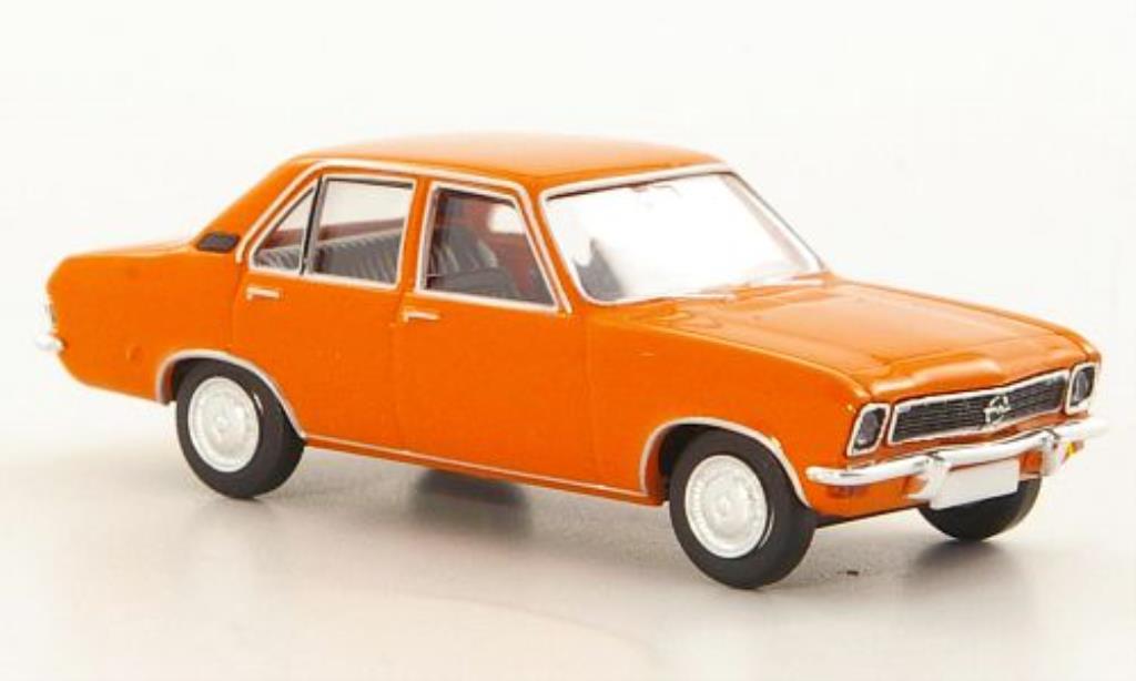 Opel Ascona A 1/87 Brekina A oranje 4-Turer modelauto