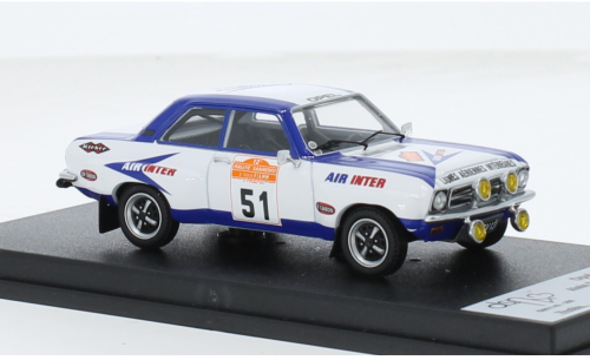 Opel Ascona 1/43 Trofeu A Rallye WM Rallye San Remo 1974 #51 A.Errani/V.Laverne 1:43 modelauto