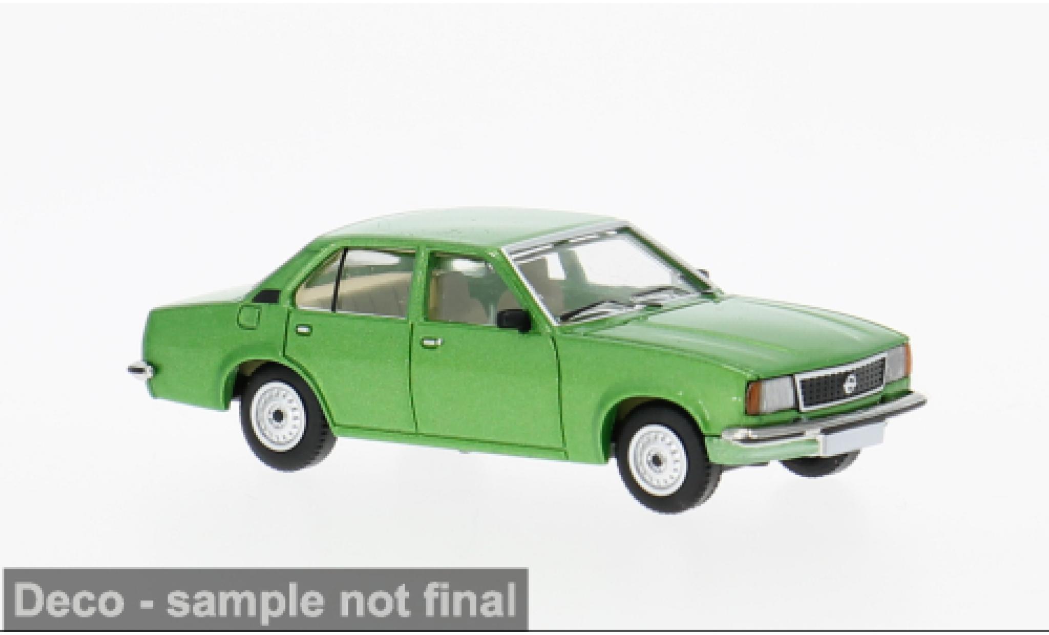 Opel Ascona 1/87 PCX87 B groen 1975 1:87 modelauto