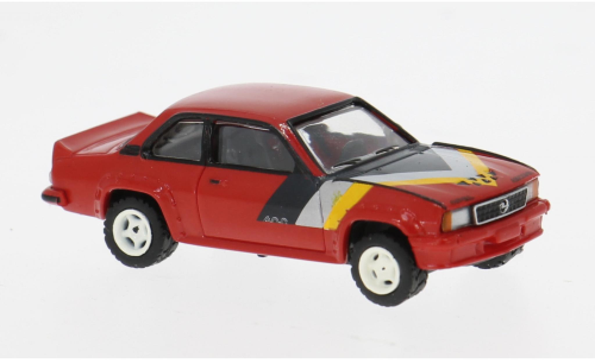 Opel Ascona 1/87 Brekina B i400 rood/grijs 1980 1:87 modelauto