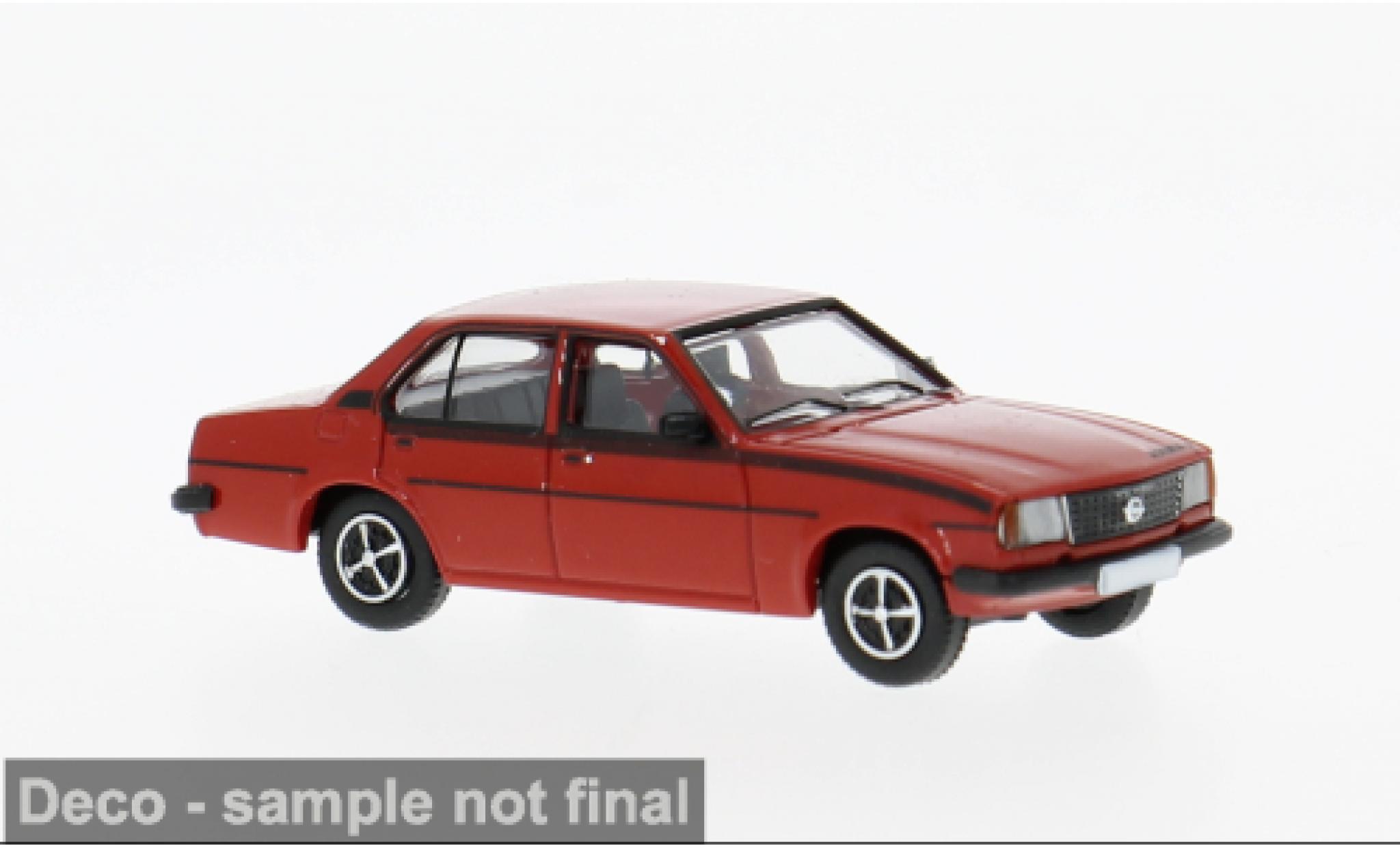 Opel Ascona 1/87 PCX87 B rood/Dekor 1979 1:87 modelauto