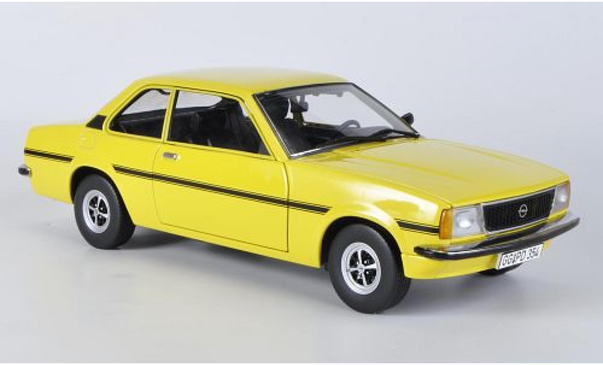 Opel Ascona 1/18 Sun Star B SR geel 1:18 modelauto