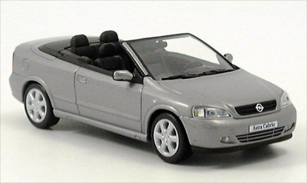 Opel Astra 1/43 Minichamps G Cabriolet grijs modelauto