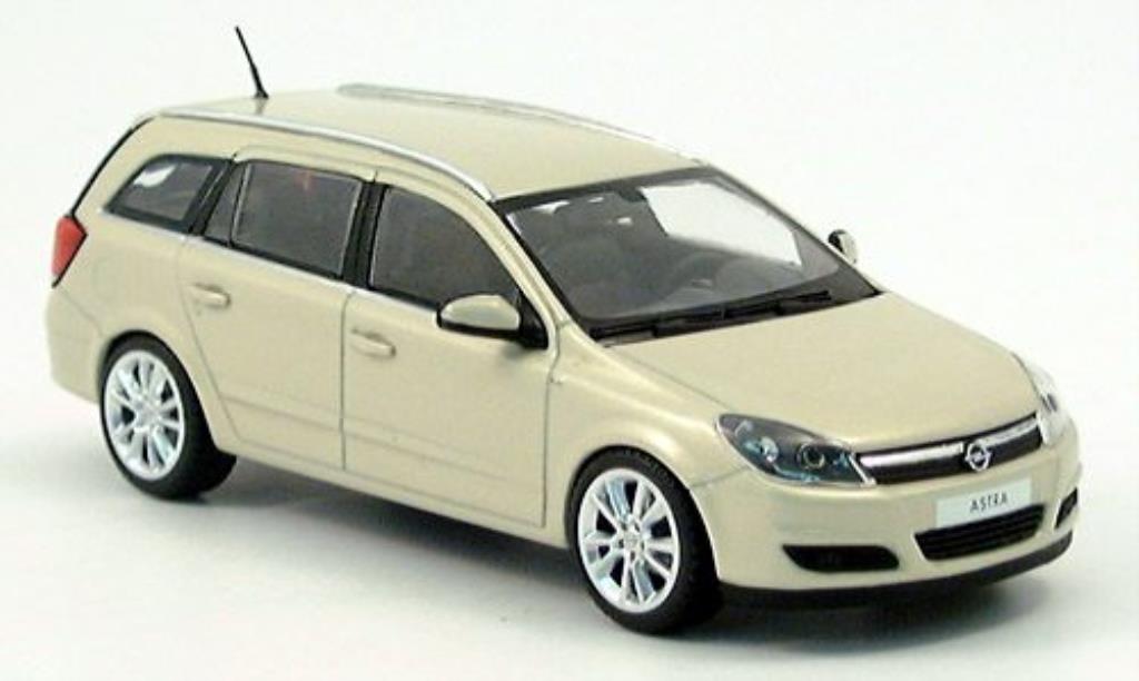 Opel Astra 1/43 Minichamps H Caravan beige 2004 modelauto
