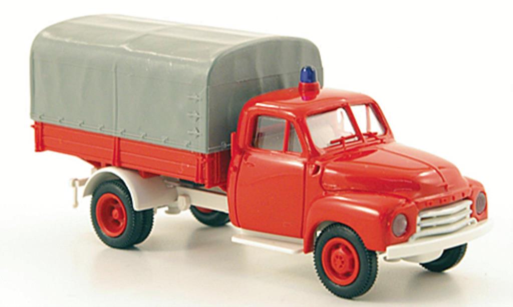 Opel Blitz 1/87 Brekina Brandweer PP-LKW modelauto